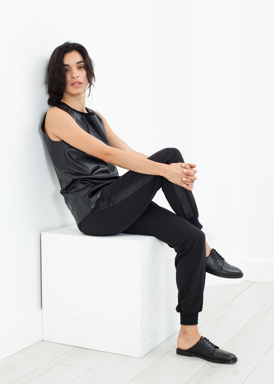 Camiliah Trouser in Black - annaclothes