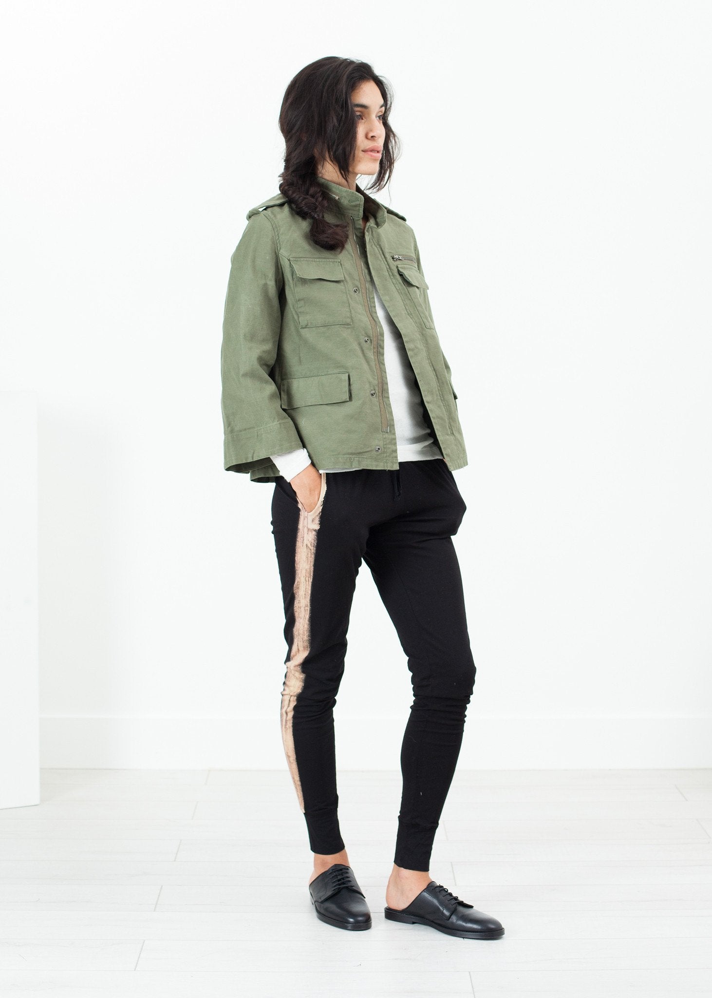 Backless Oxford in Black - annaclothes