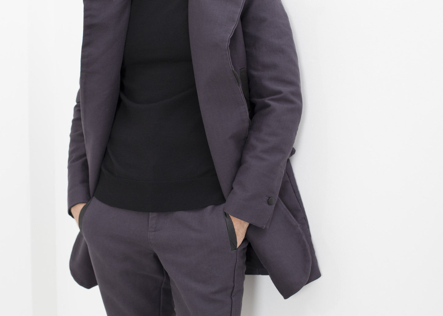 Taban Coat in Phantom - annaclothes