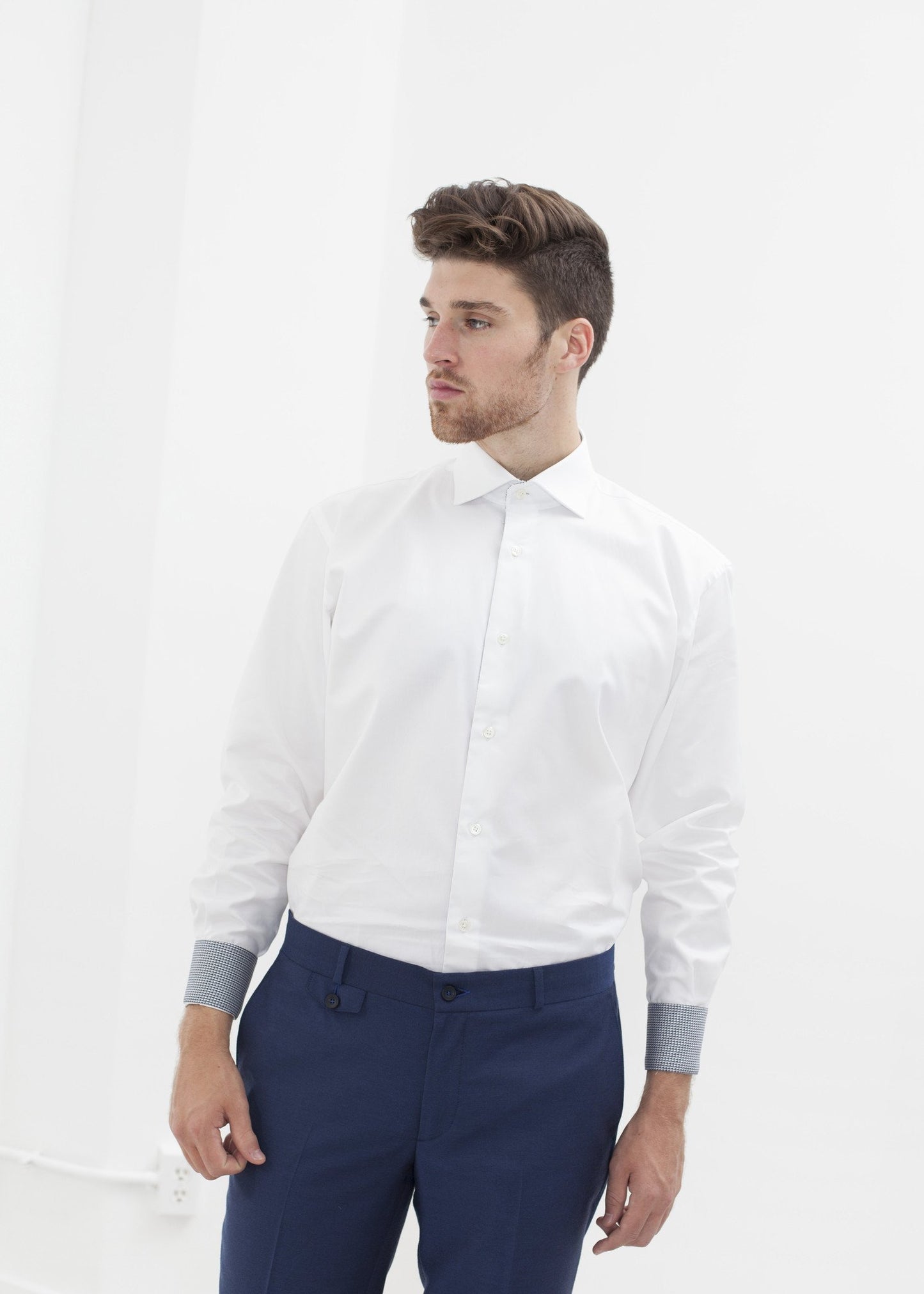 Dartmouth Shirt in White - annaclothes