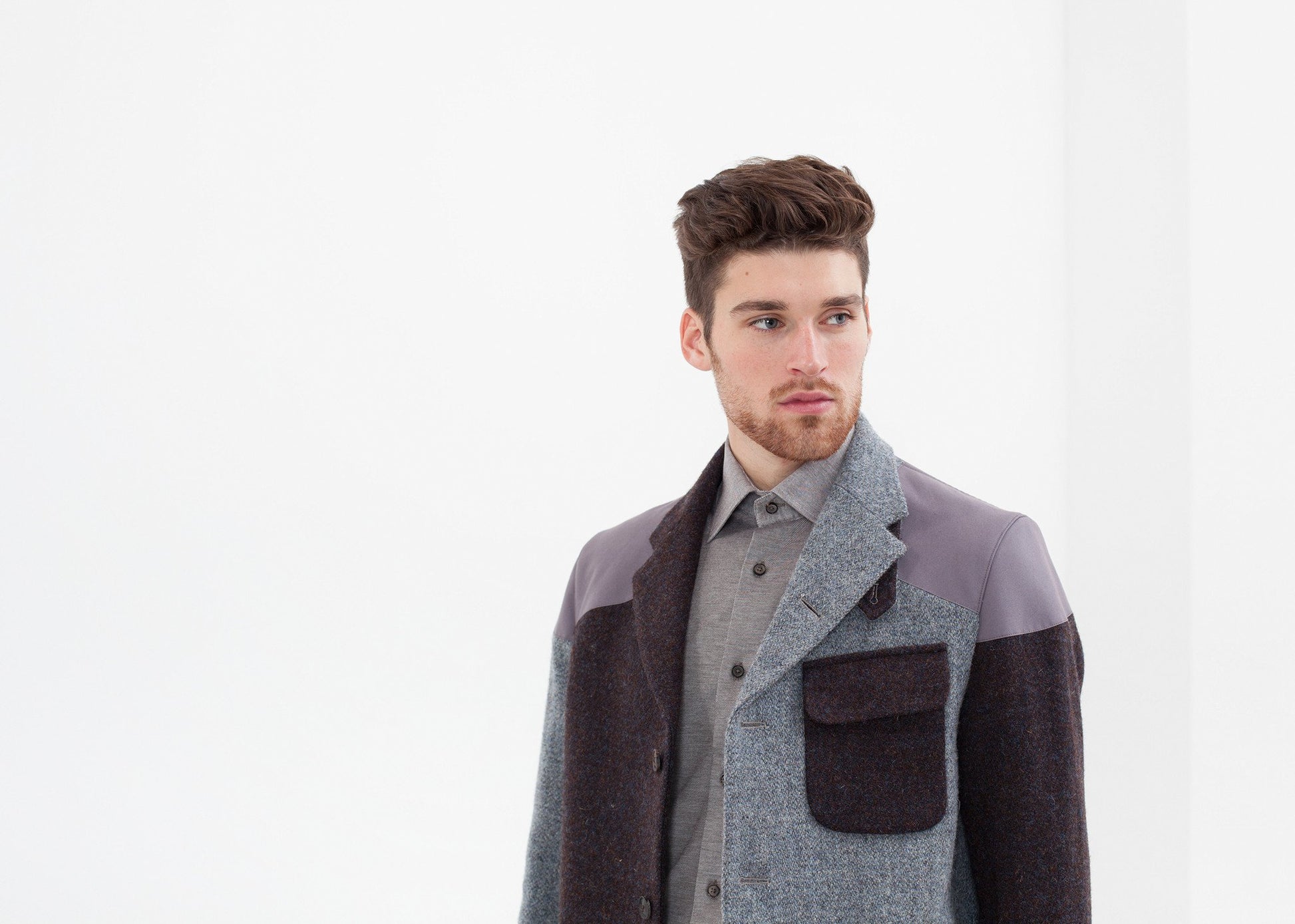 Crazy Mallory Jacket in Blue Mix - annaclothes