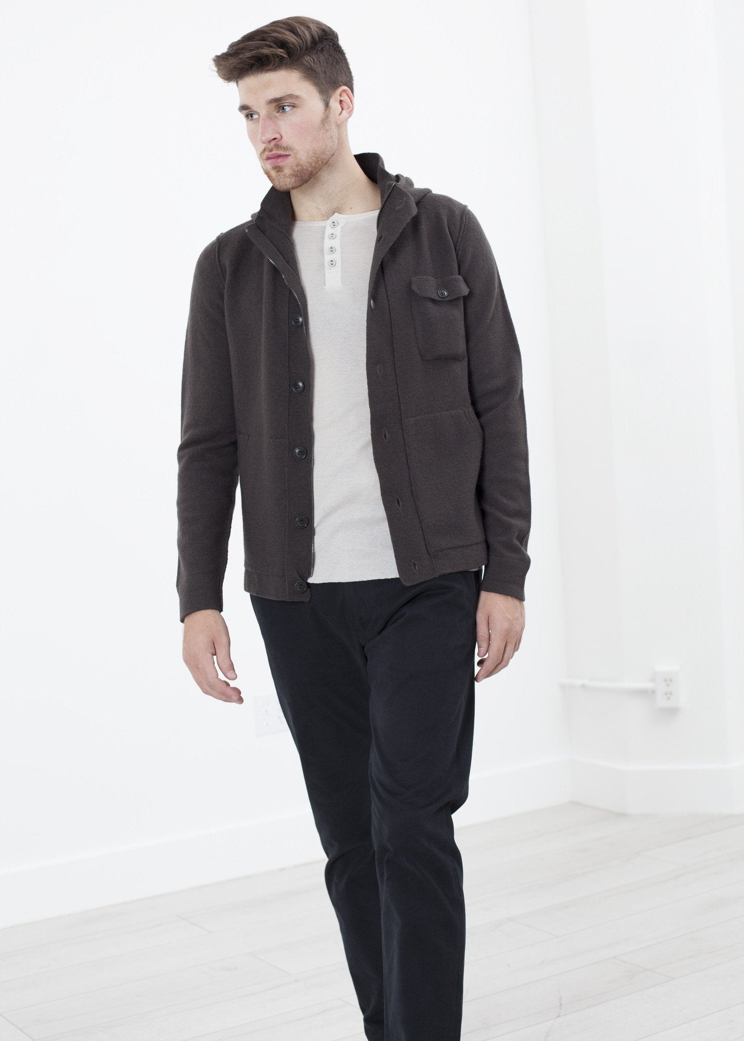 Hubbard Jacket in Dark Green - annaclothes