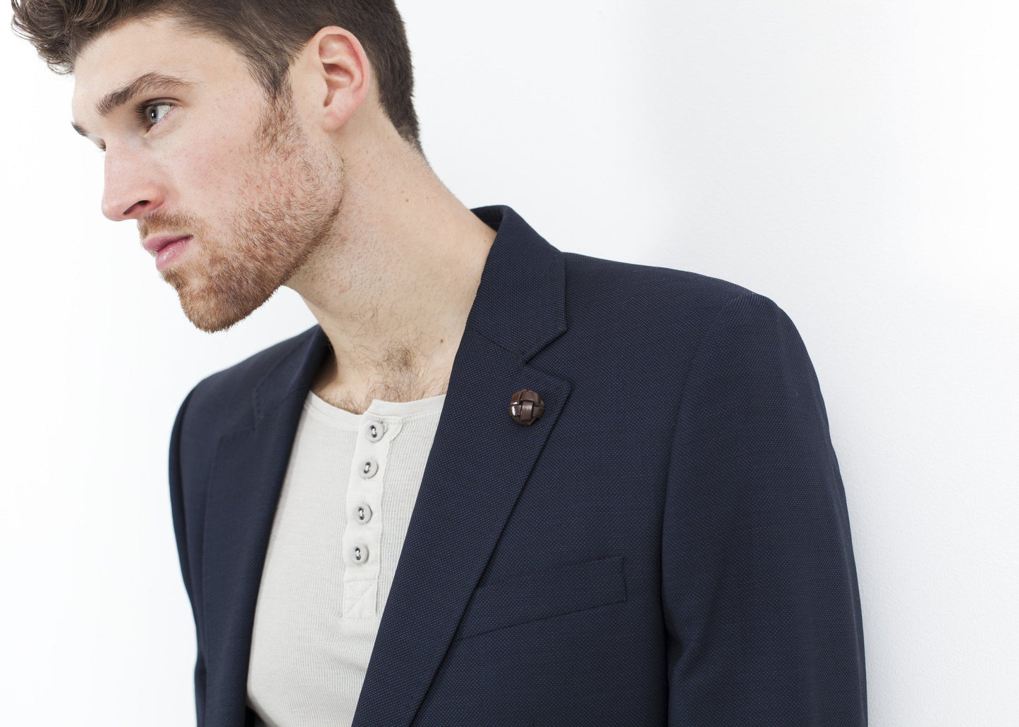 Swift Low Blazer in Navy - annaclothes