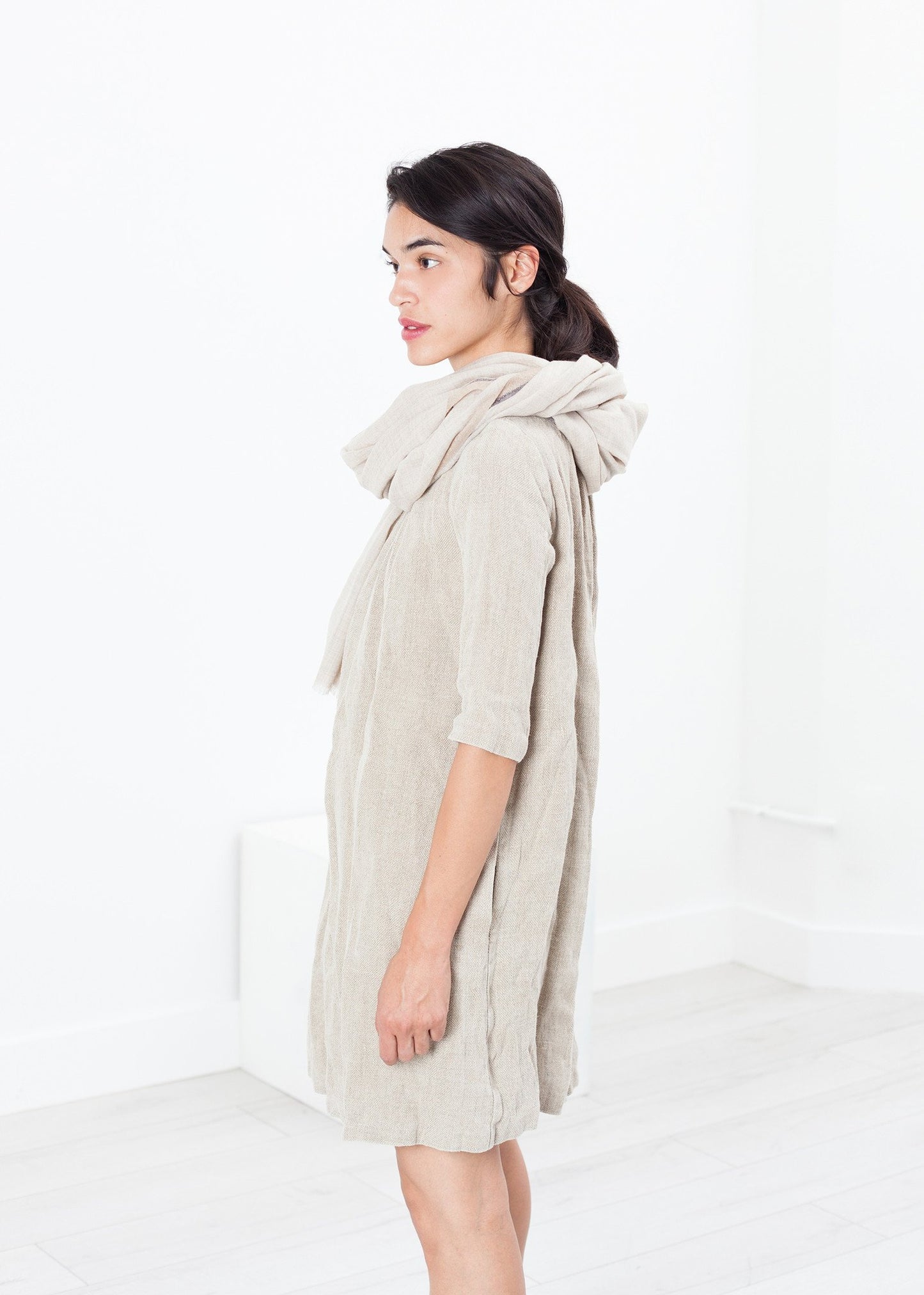 Hemp Dress in Natural - annaclothes