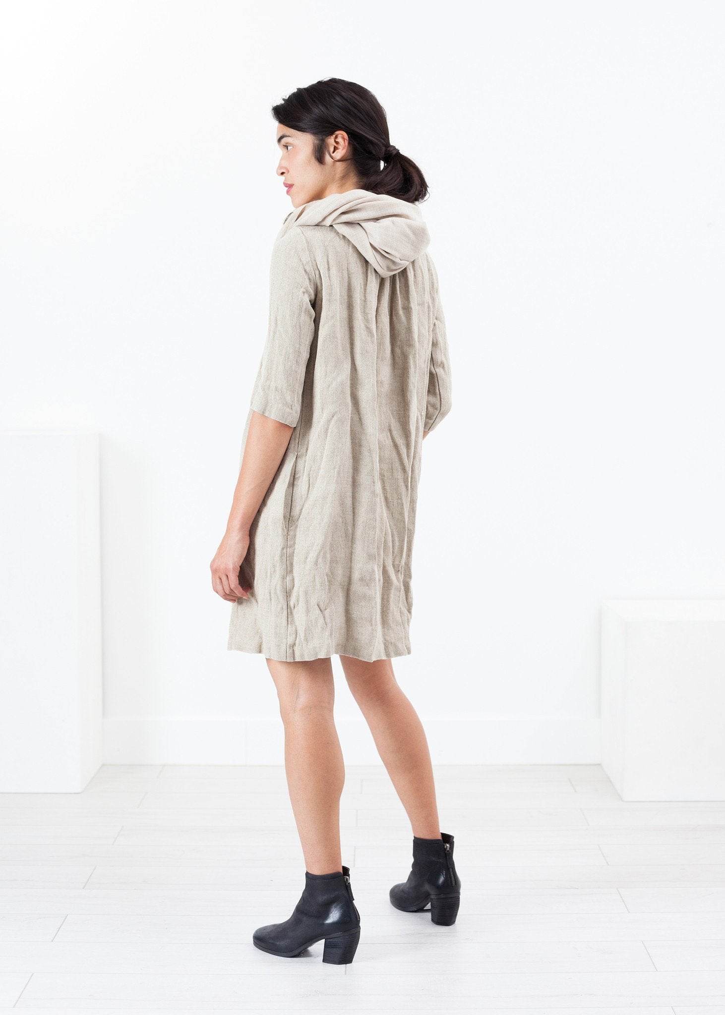 Hemp Dress in Natural - annaclothes
