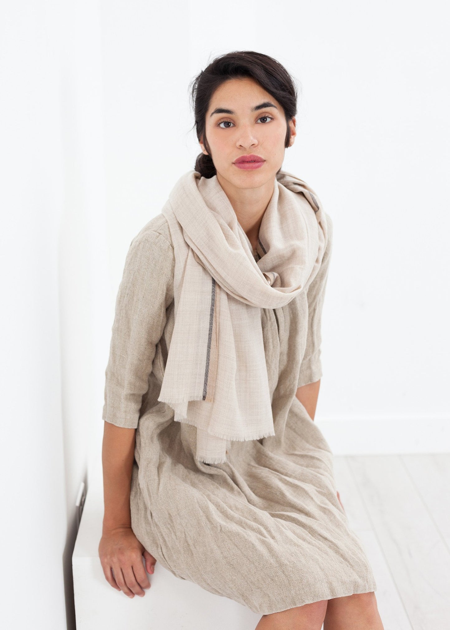 Hemp Dress in Natural - annaclothes
