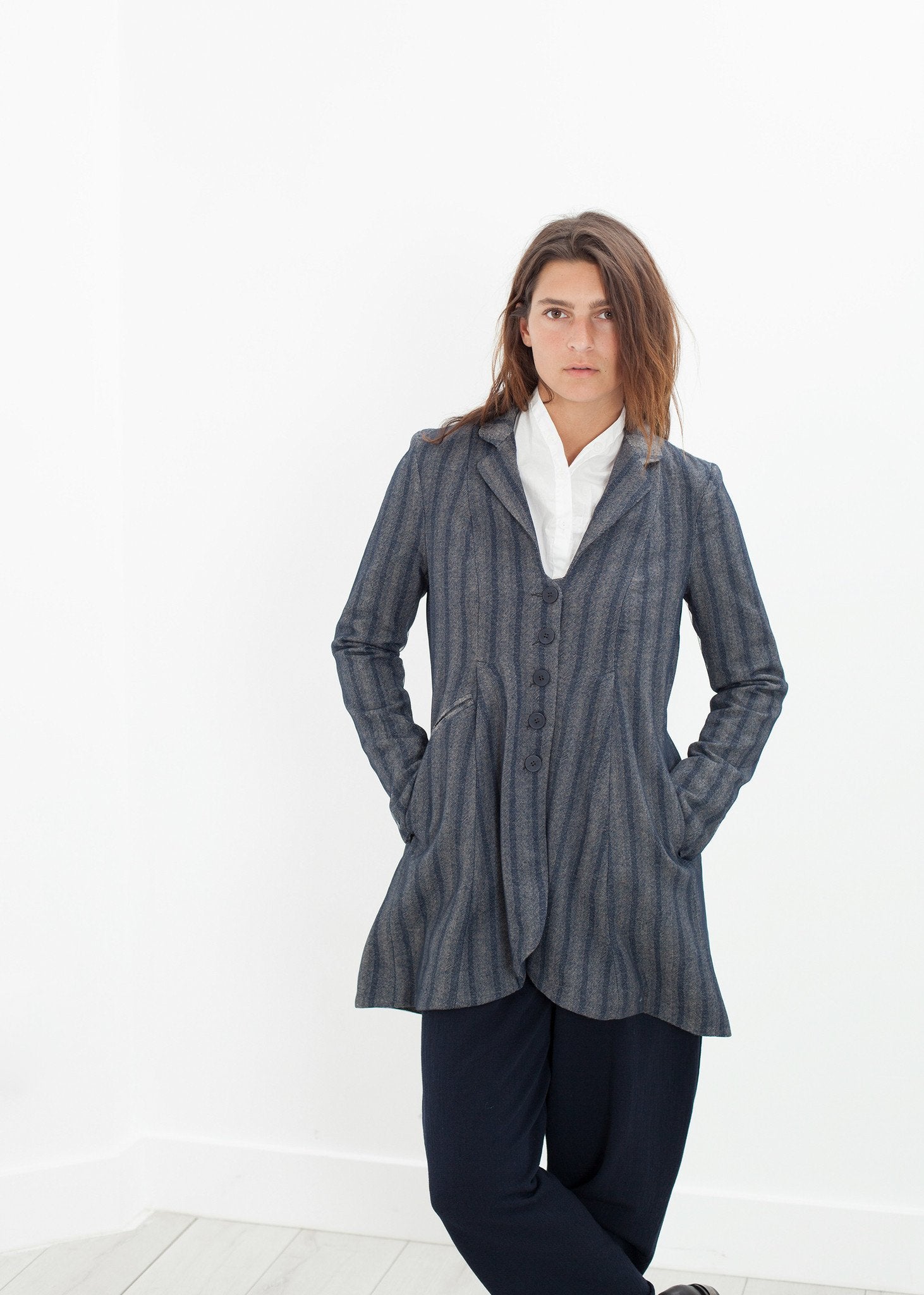 Panetier Jacket in Ink - annaclothes