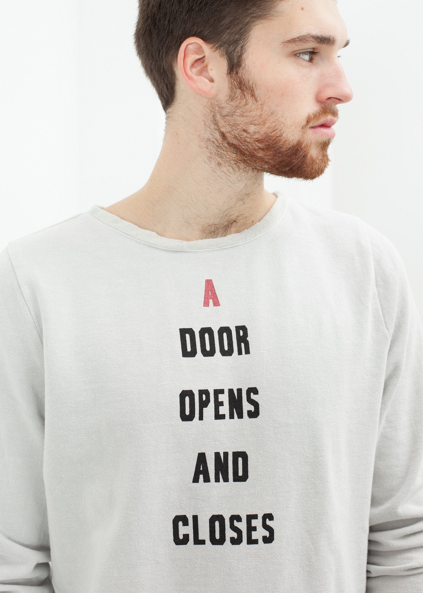 Vintage Sweatshirt in Light Grey - annaclothes