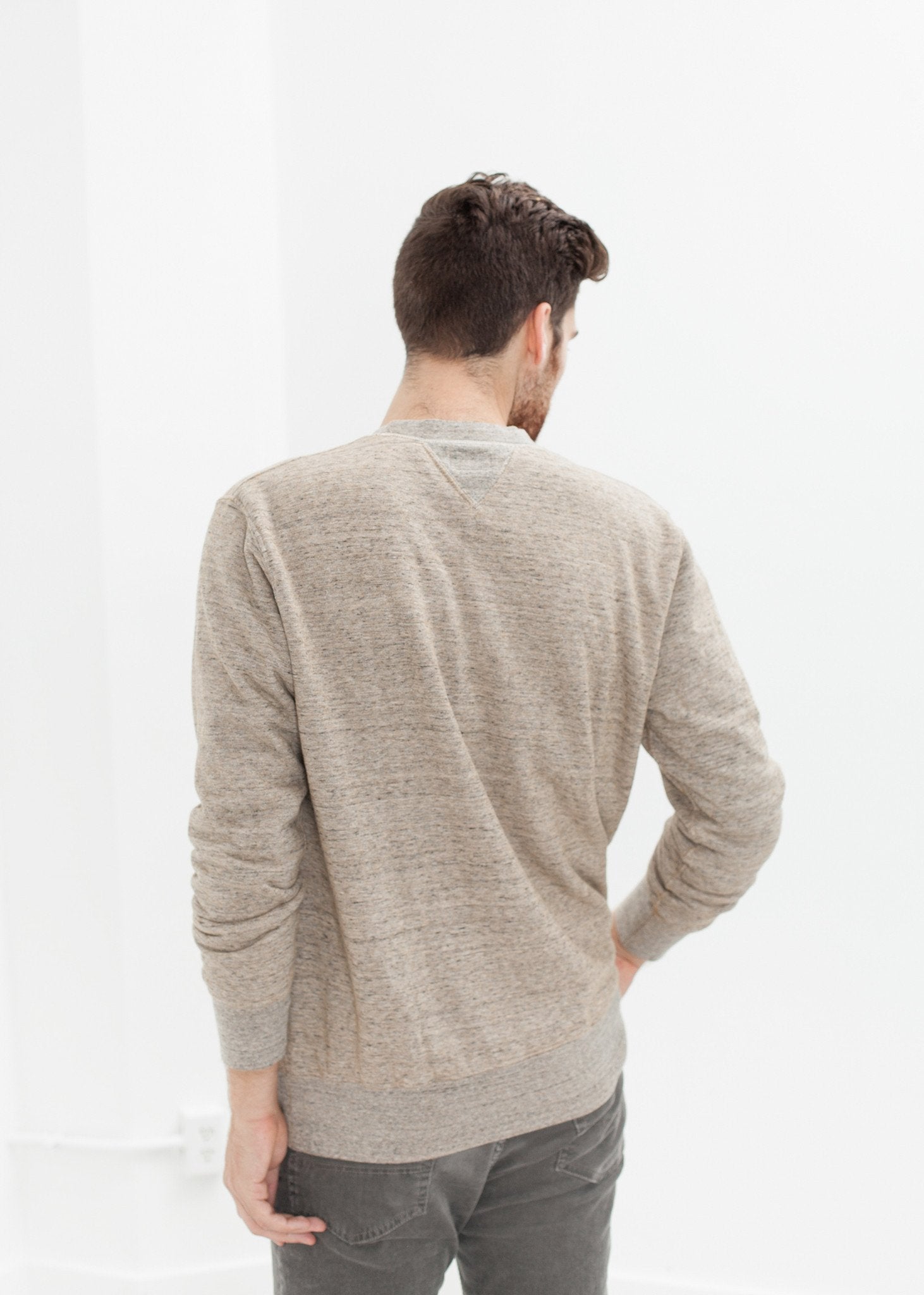 Jeth Sweatshirt in Grey/Rust - annaclothes