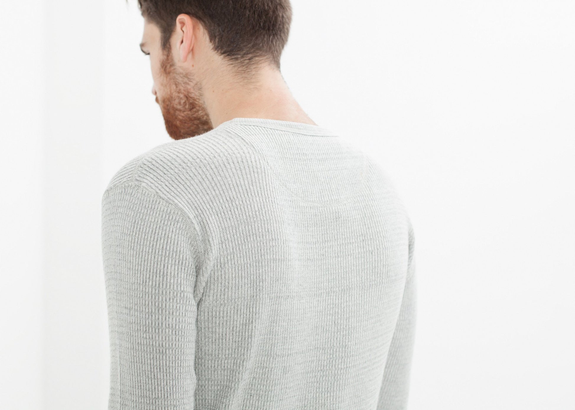 Waffle Knit Long Sleeve Tee - annaclothes