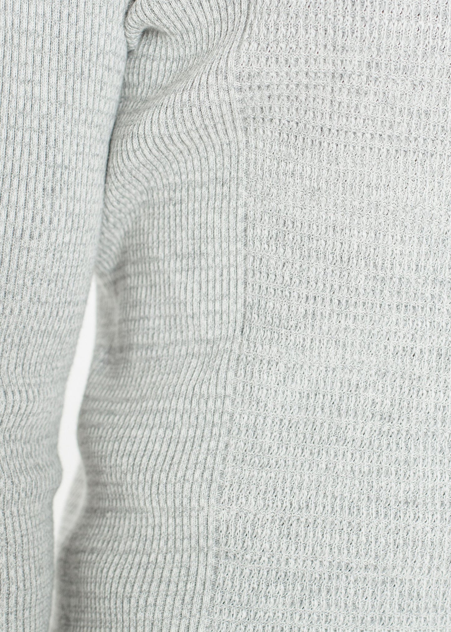 Waffle Knit Long Sleeve Tee - annaclothes