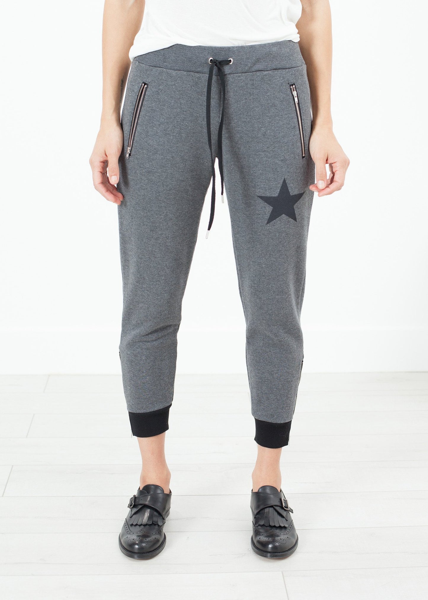 Loopwheeler Star Pant in Grey - annaclothes