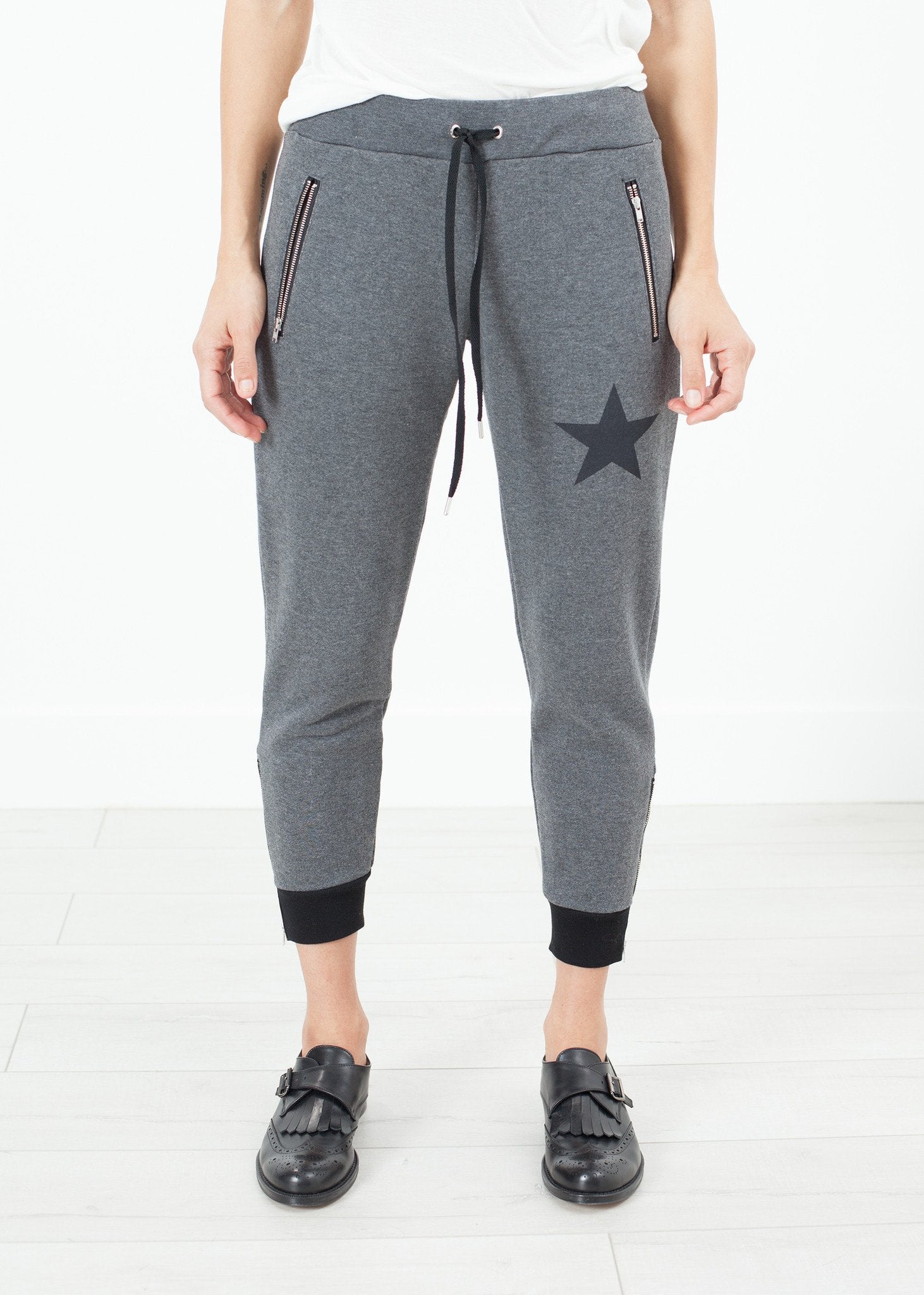 Loopwheeler Star Pant in Grey - annaclothes