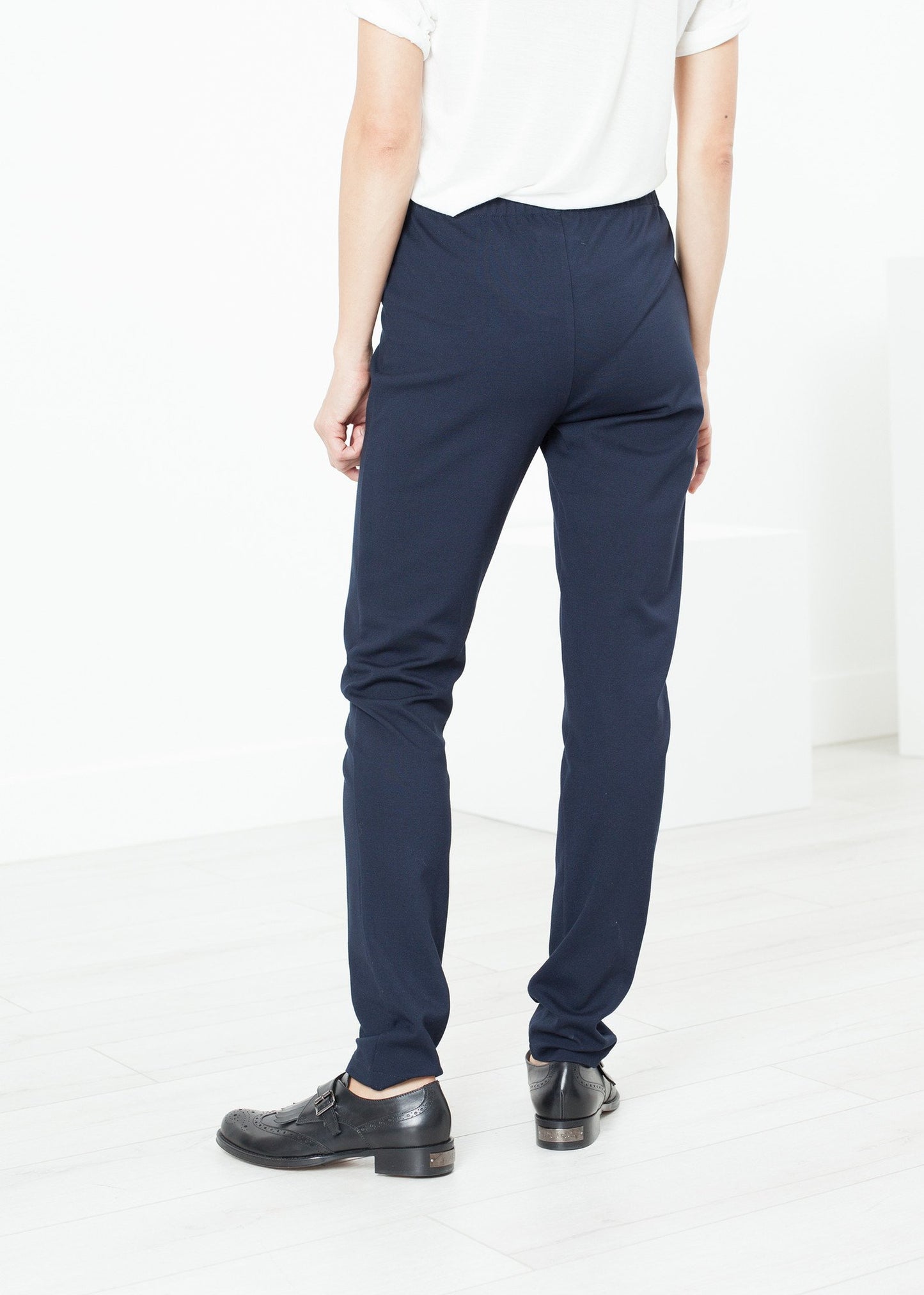 Easy Slim Pant in Navy - annaclothes