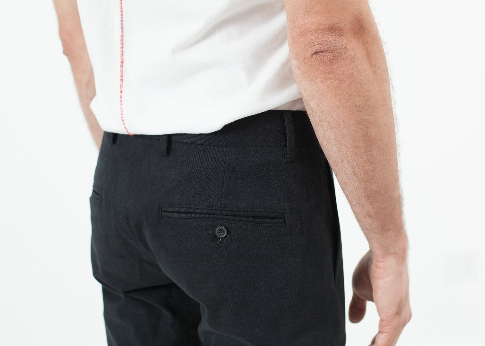 Men's Chino in Black - annaclothes
