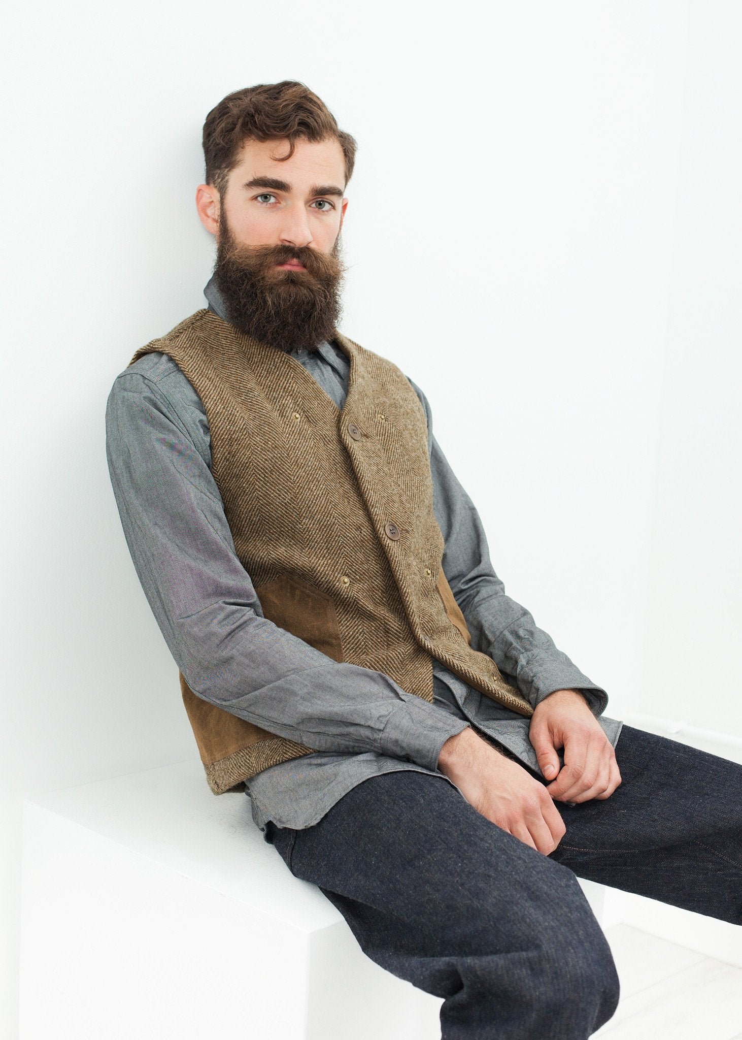 Work Vest in Tan - annaclothes