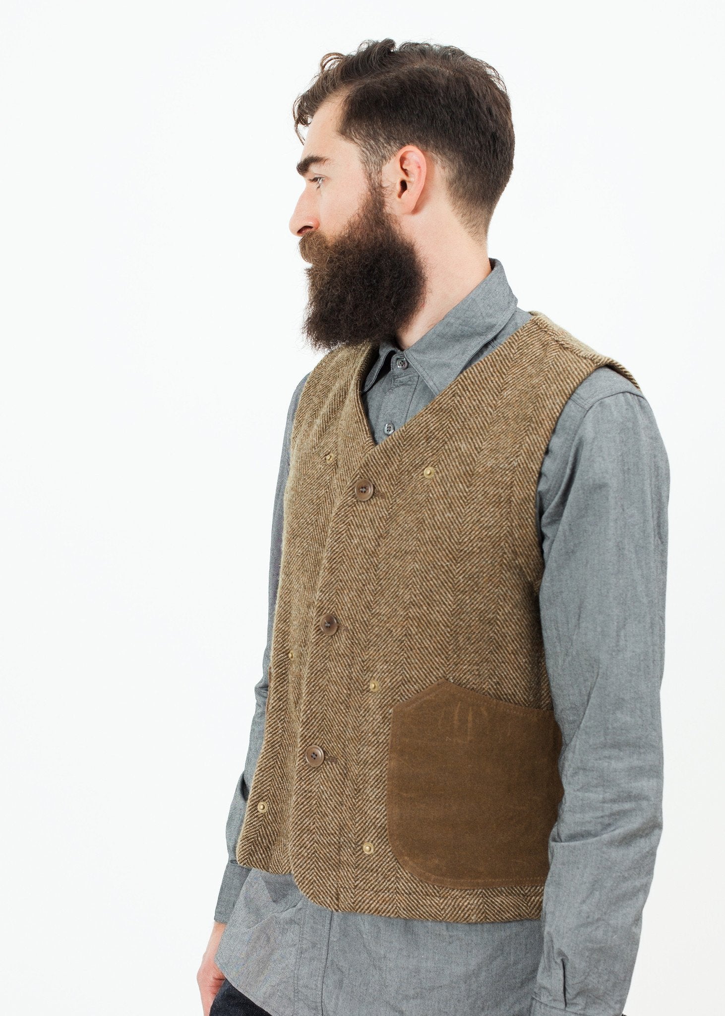 Work Vest in Tan - annaclothes