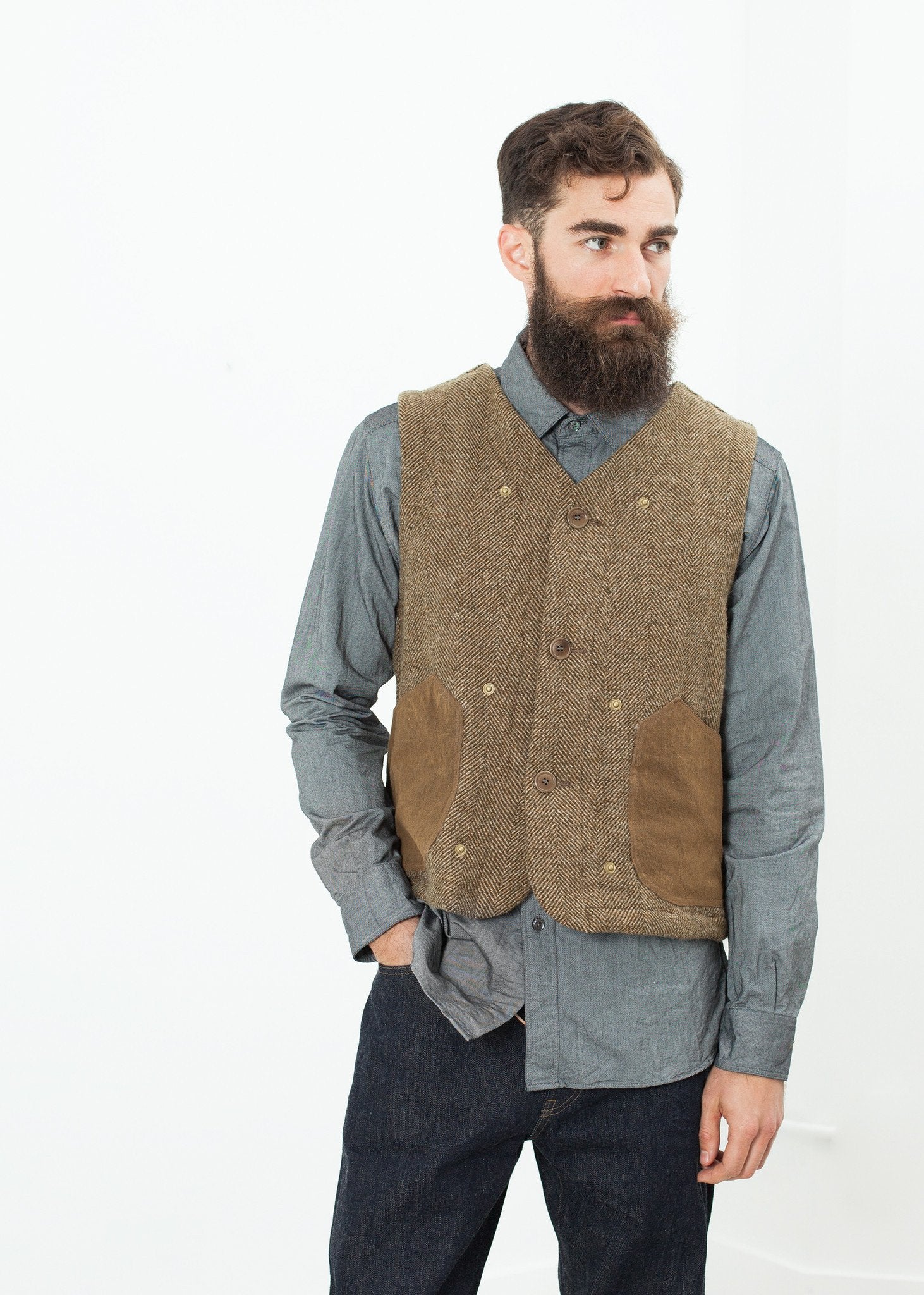 Work Vest in Tan - annaclothes
