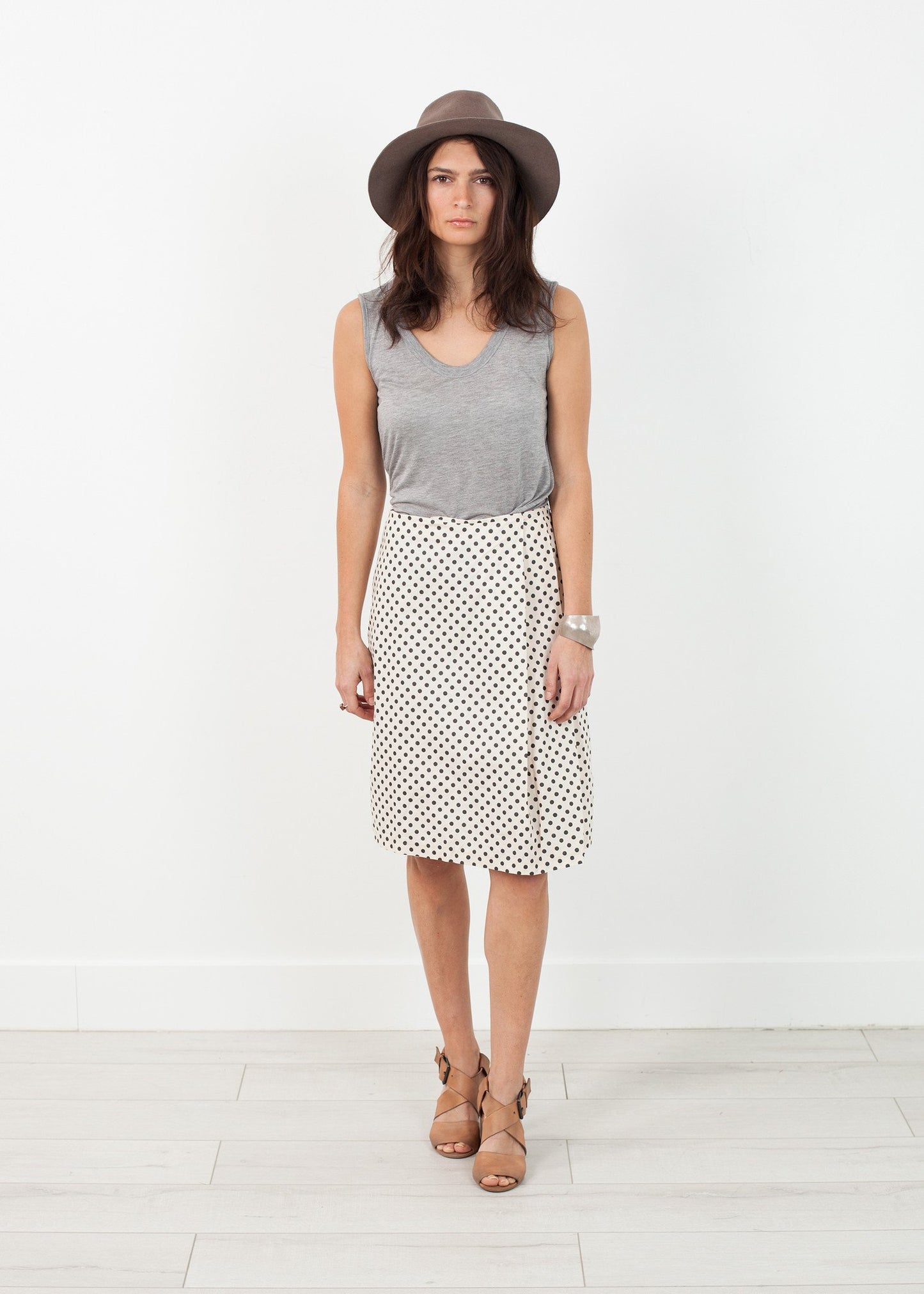 Pleated Skirt in Glitter Dots - annaclothes