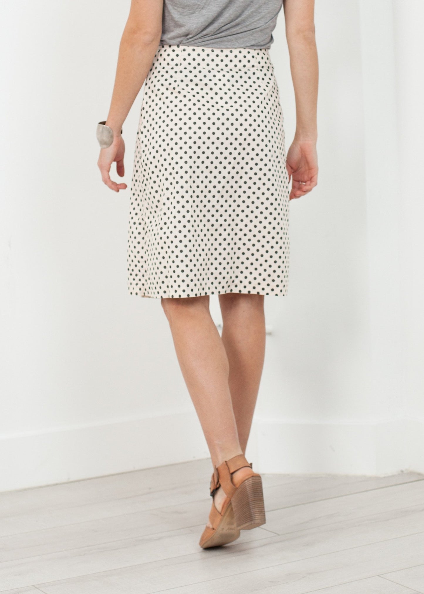 Pleated Skirt in Glitter Dots - annaclothes