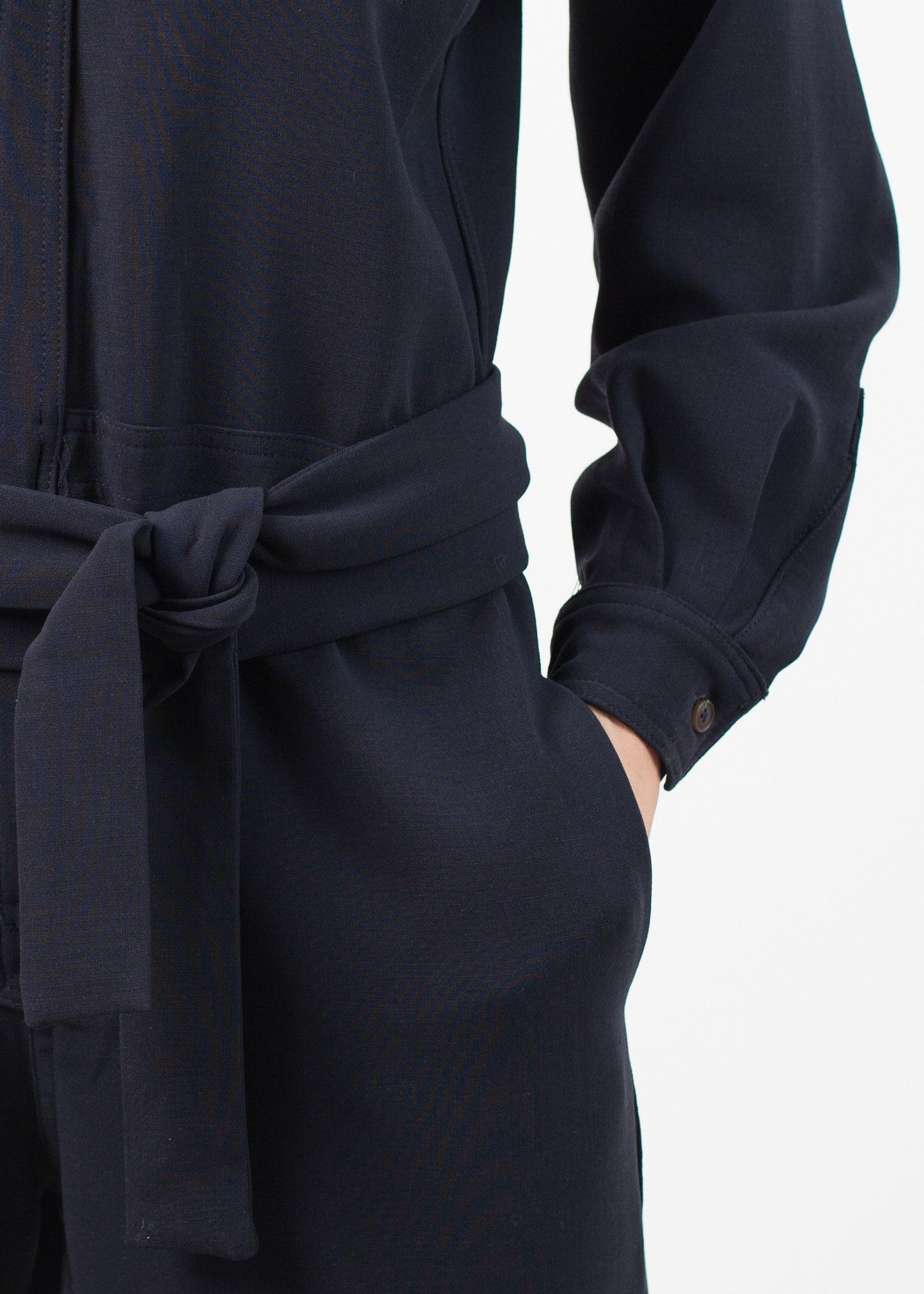 Worker Jumpsuit in Navy - annaclothes