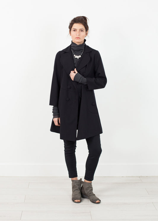 Day Coat in Navy - annaclothes