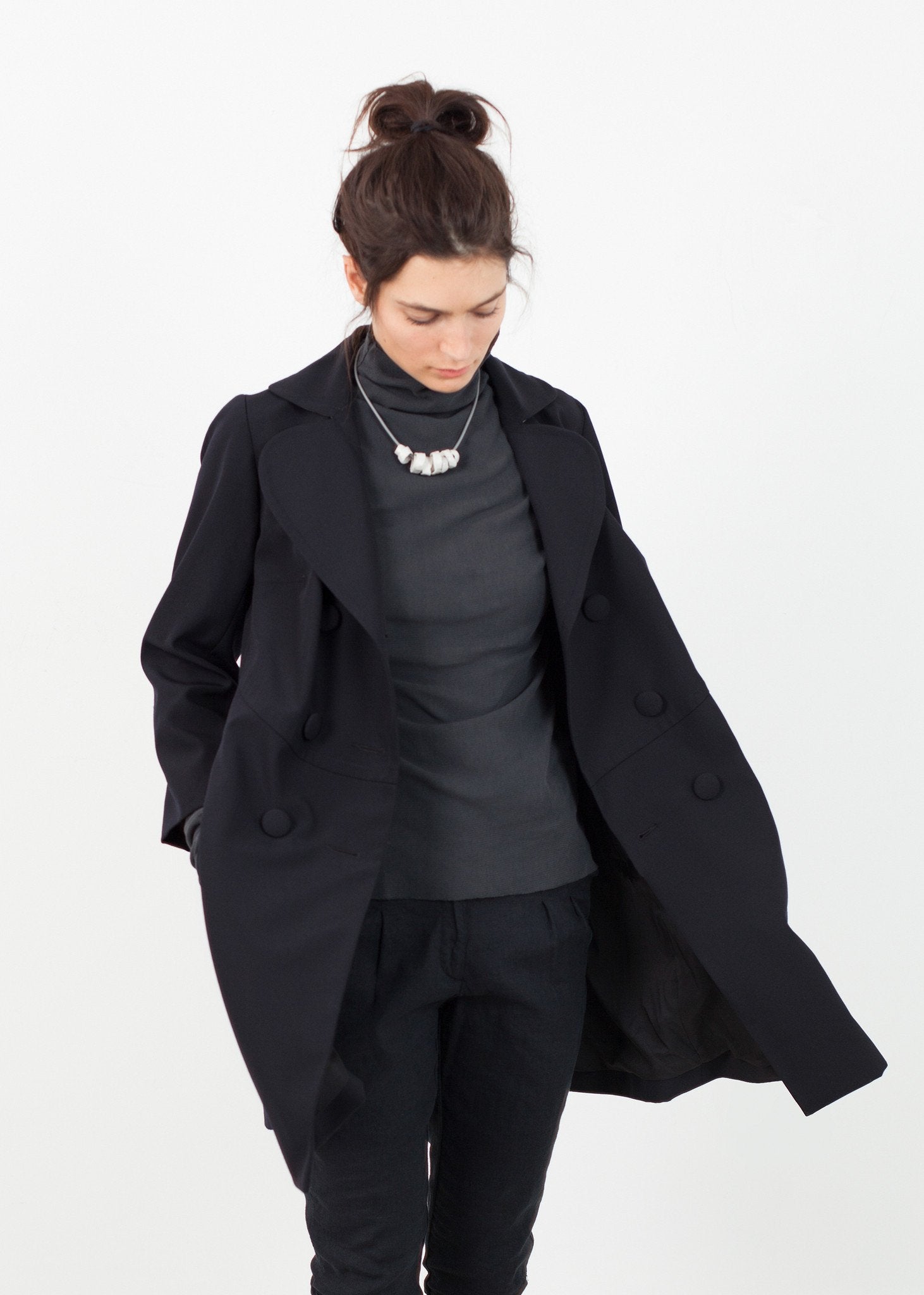 Day Coat in Navy - annaclothes