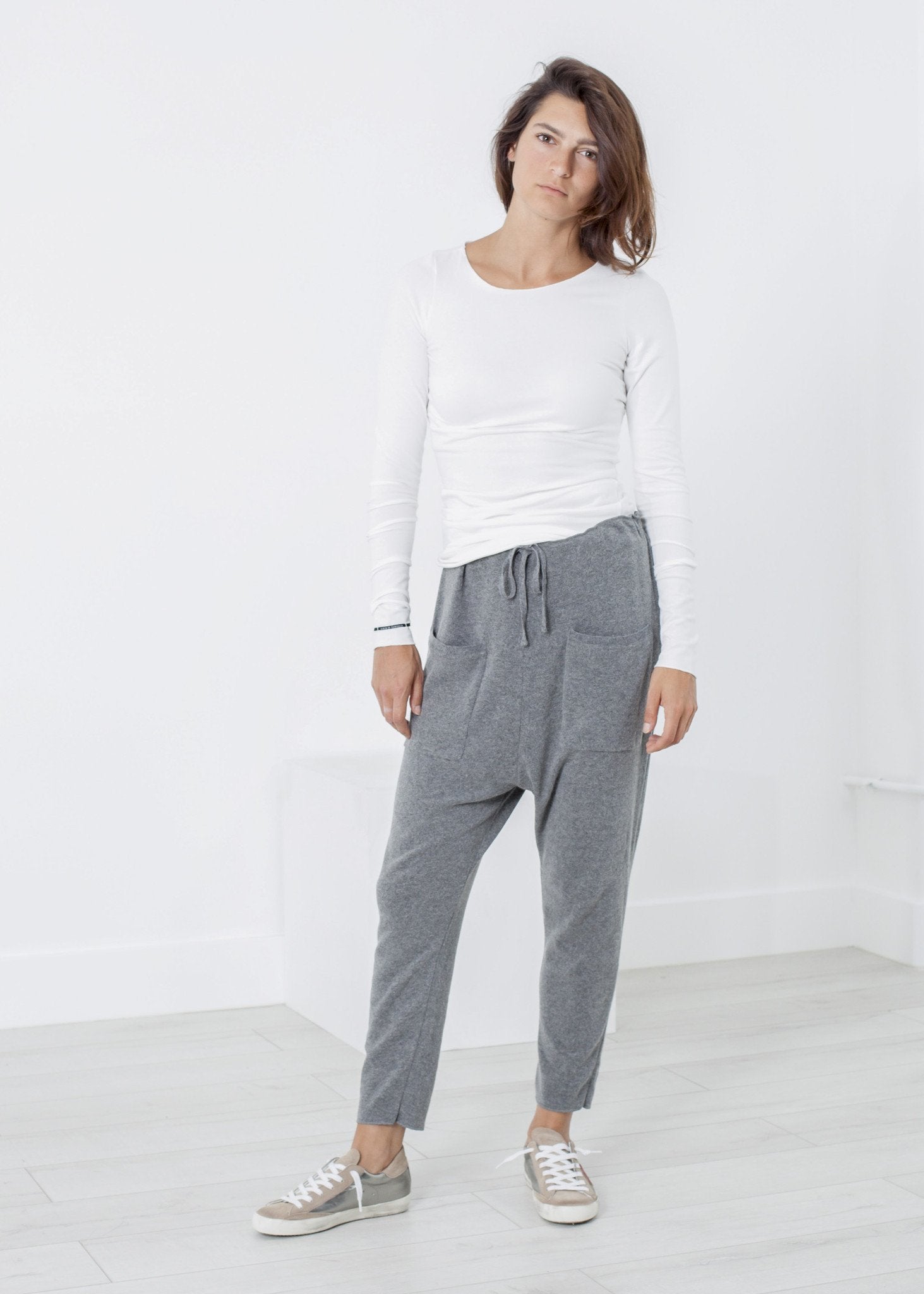 Stretch Tee in Milk - annaclothes
