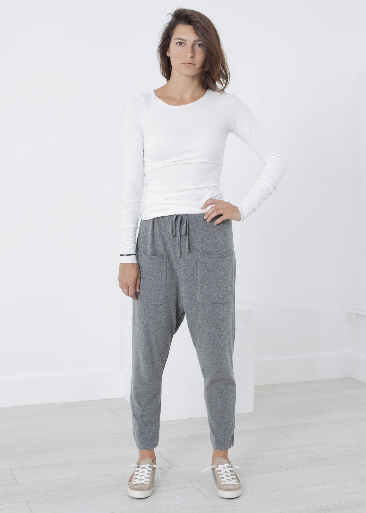 Stretch Tee in Milk - annaclothes