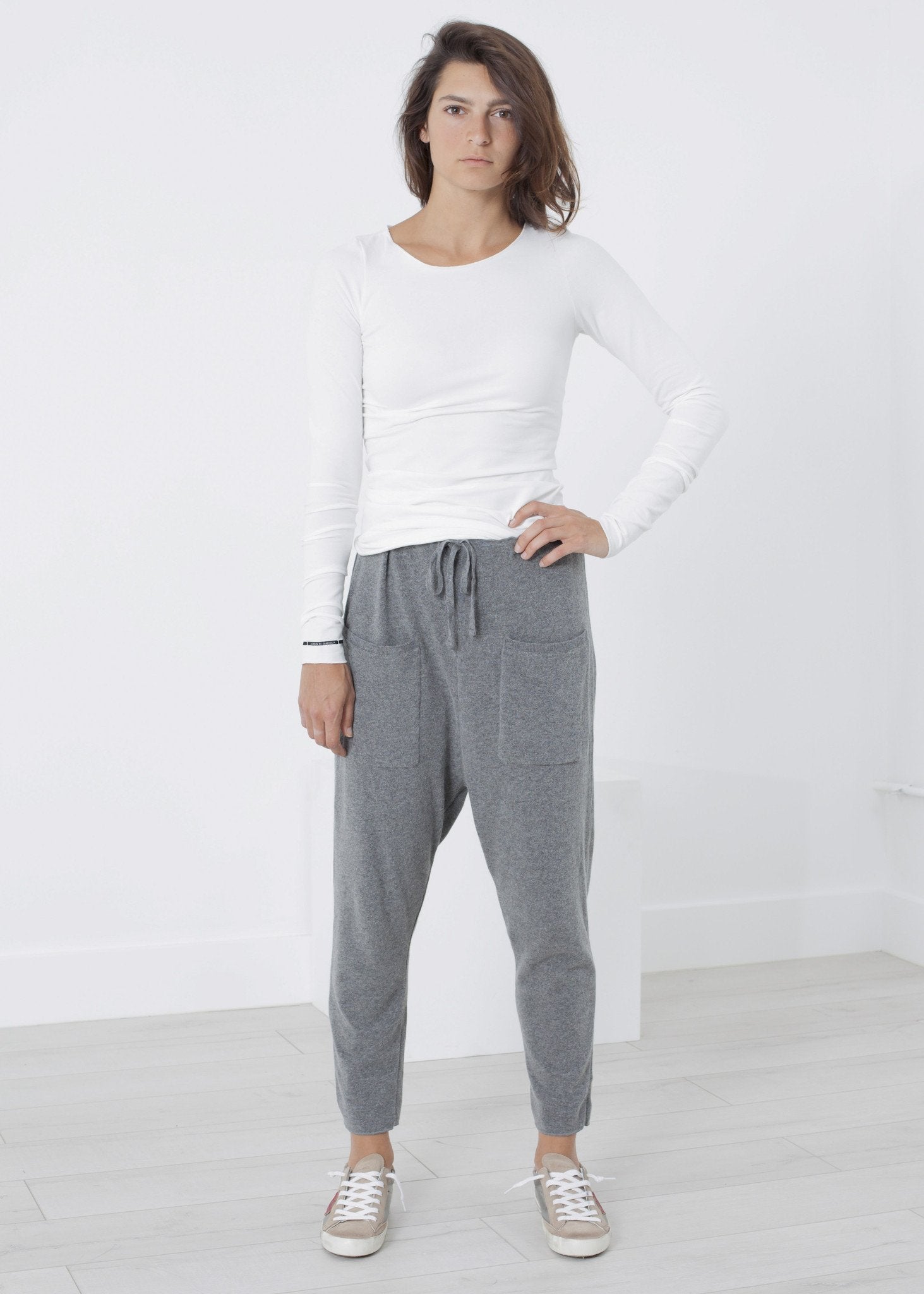 Stretch Tee in Milk - annaclothes