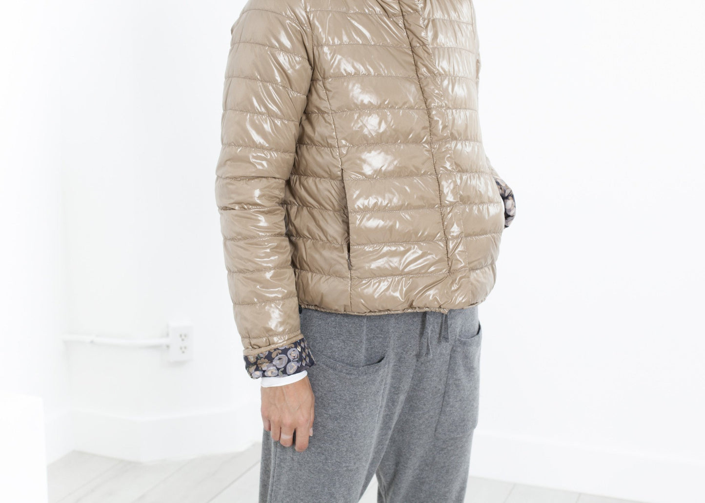 Deione Coat in Graphite Floral - annaclothes