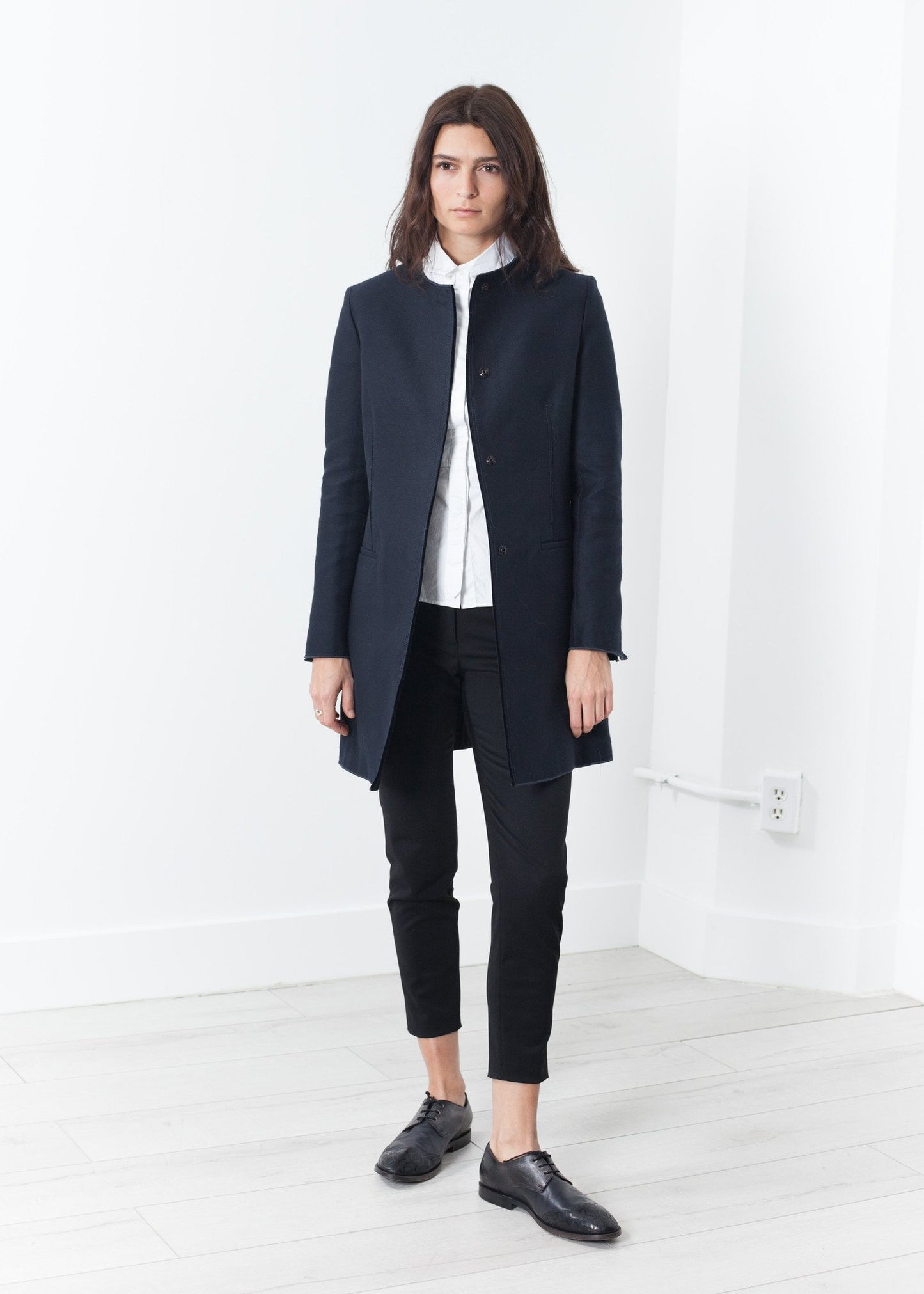 Tessuto Jacket in Navy - annaclothes
