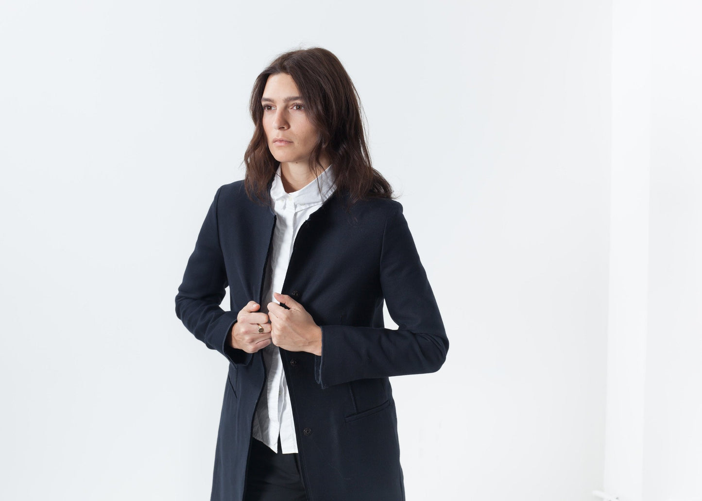 Tessuto Jacket in Navy - annaclothes