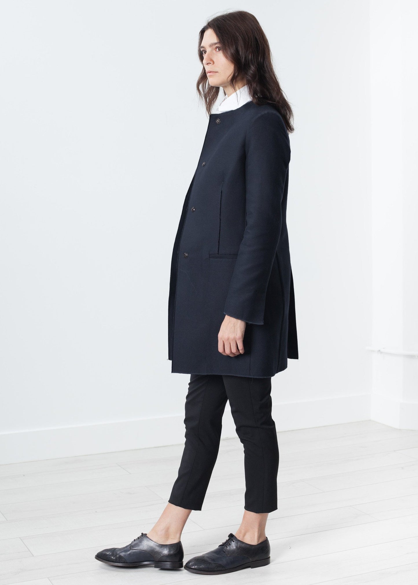 Tessuto Jacket in Navy - annaclothes