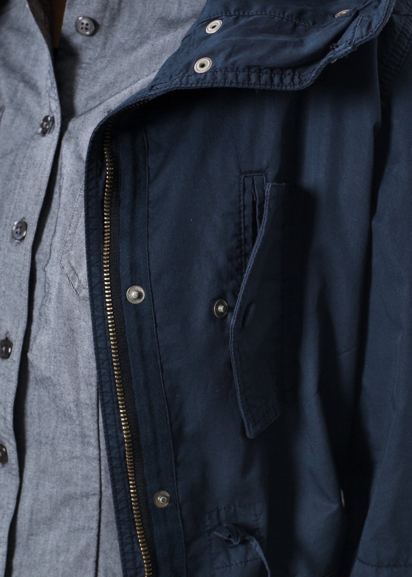 Marquee Coat in Steel - annaclothes