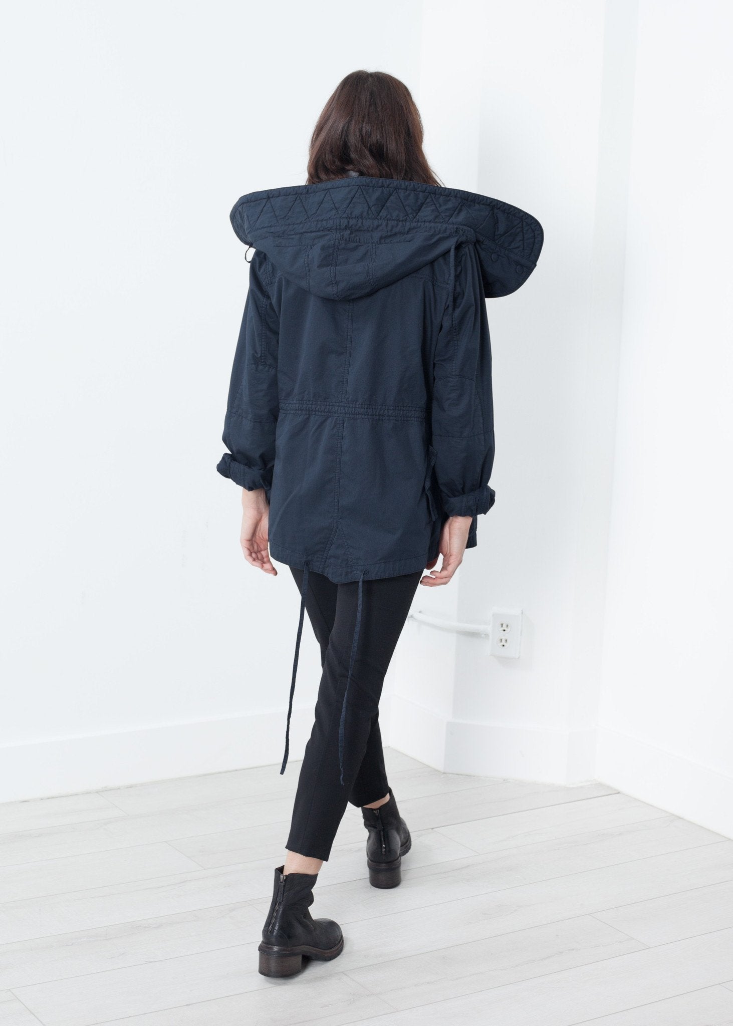 Marquee Coat in Steel - annaclothes