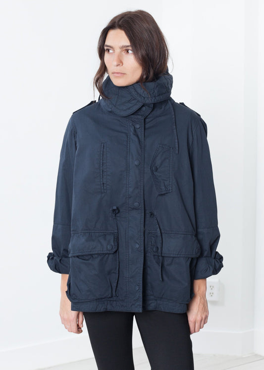 Marquee Coat in Steel - annaclothes