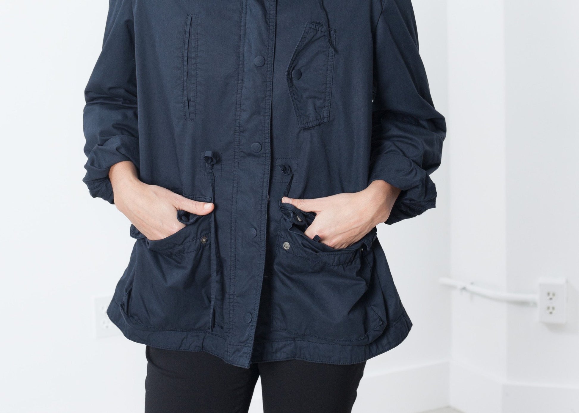 Marquee Coat in Steel - annaclothes