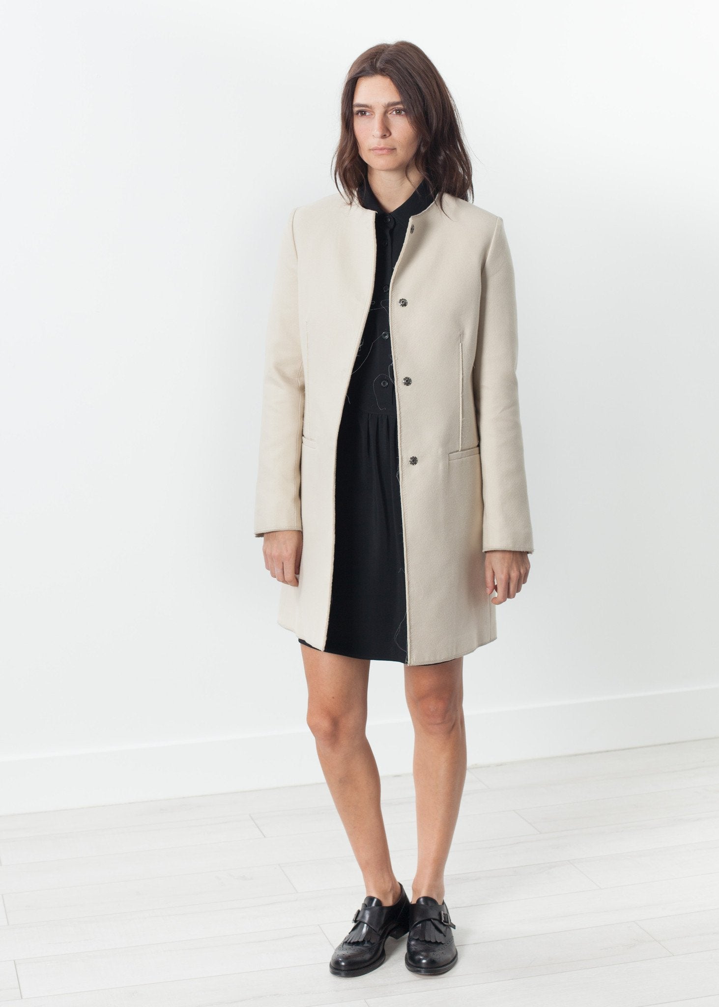 Tessuto Jacket in Cream - annaclothes