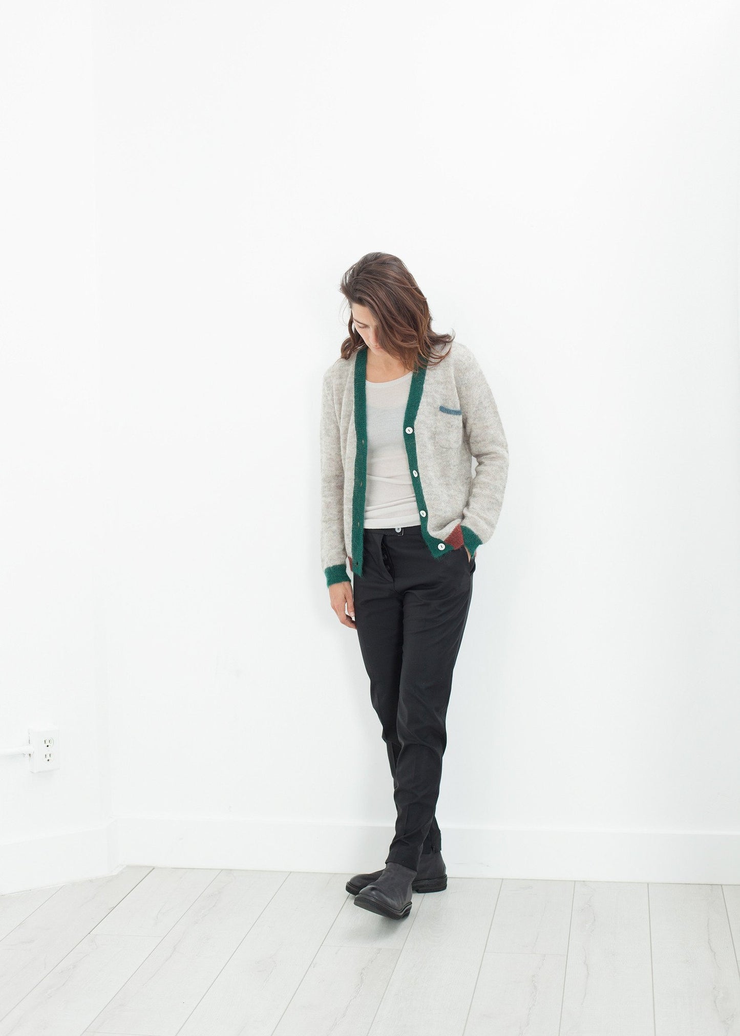 Deskle Cardigan in Heather - annaclothes