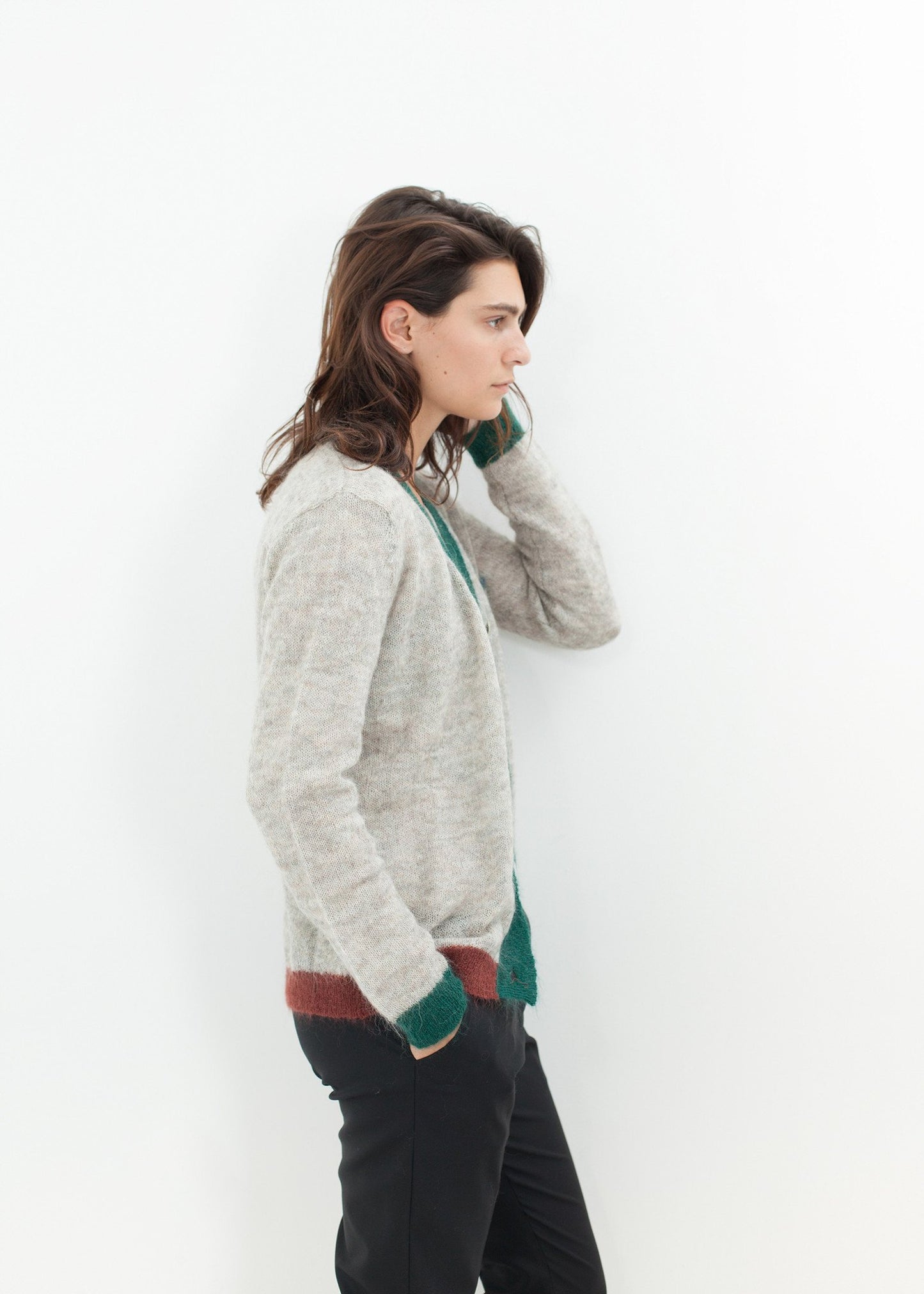 Deskle Cardigan in Heather - annaclothes