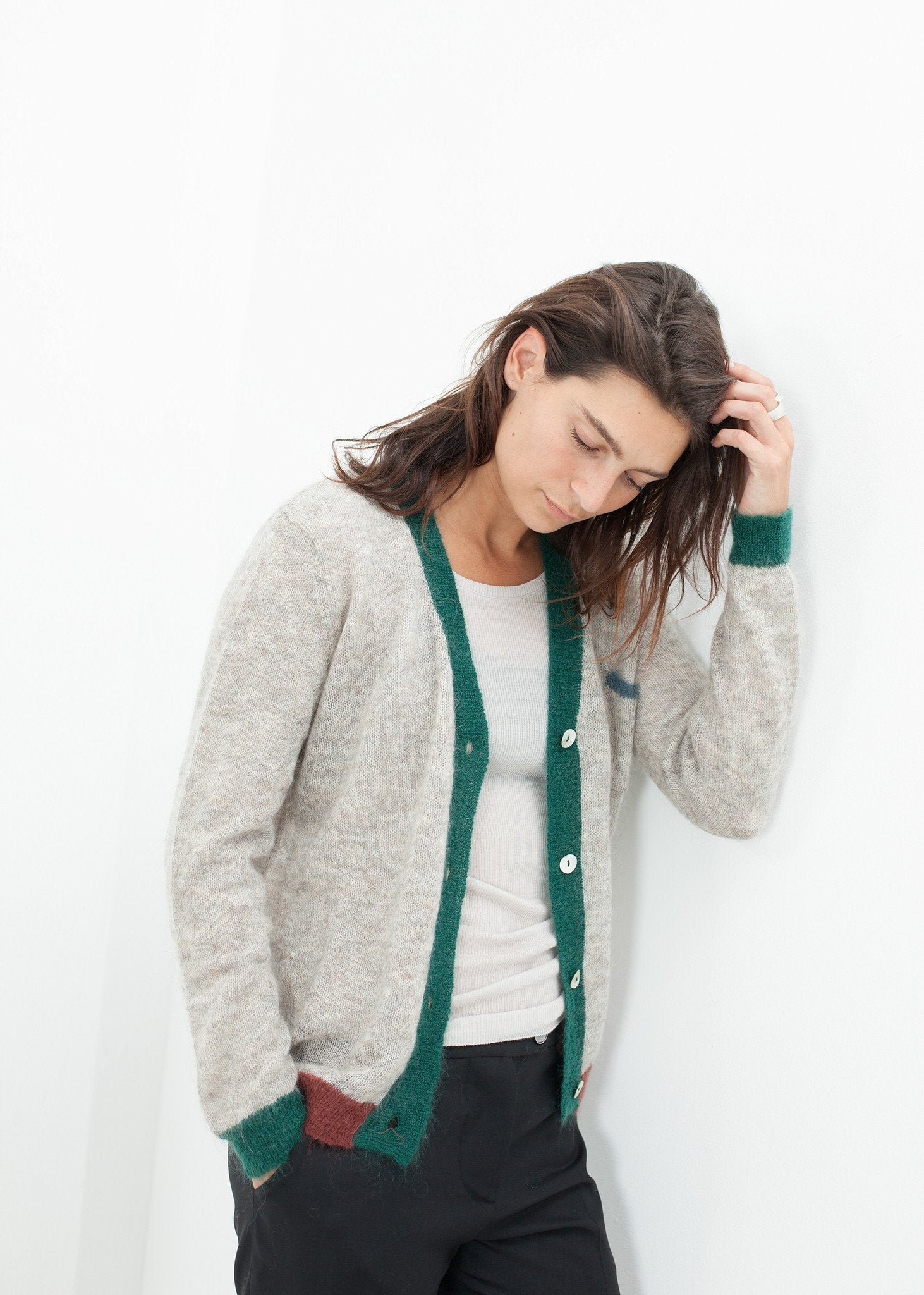 Deskle Cardigan in Heather - annaclothes