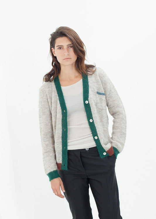 Deskle Cardigan in Heather - annaclothes