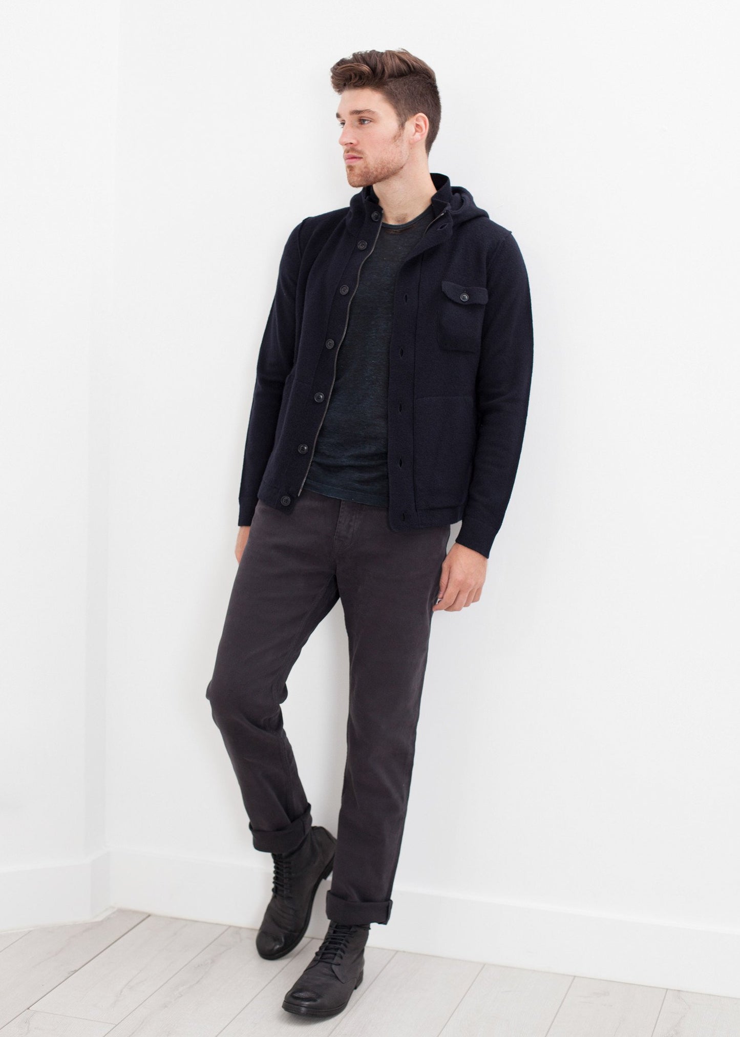 Hubbard Jacket in Navy - annaclothes