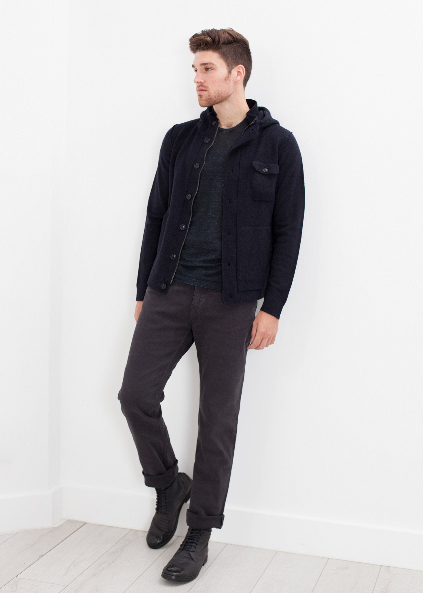 Hubbard Jacket in Navy - annaclothes
