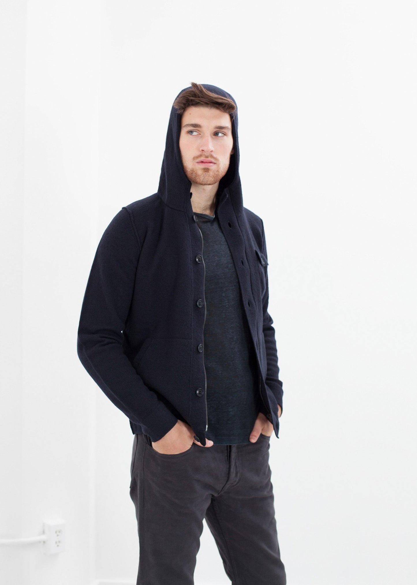 Hubbard Jacket in Navy - annaclothes