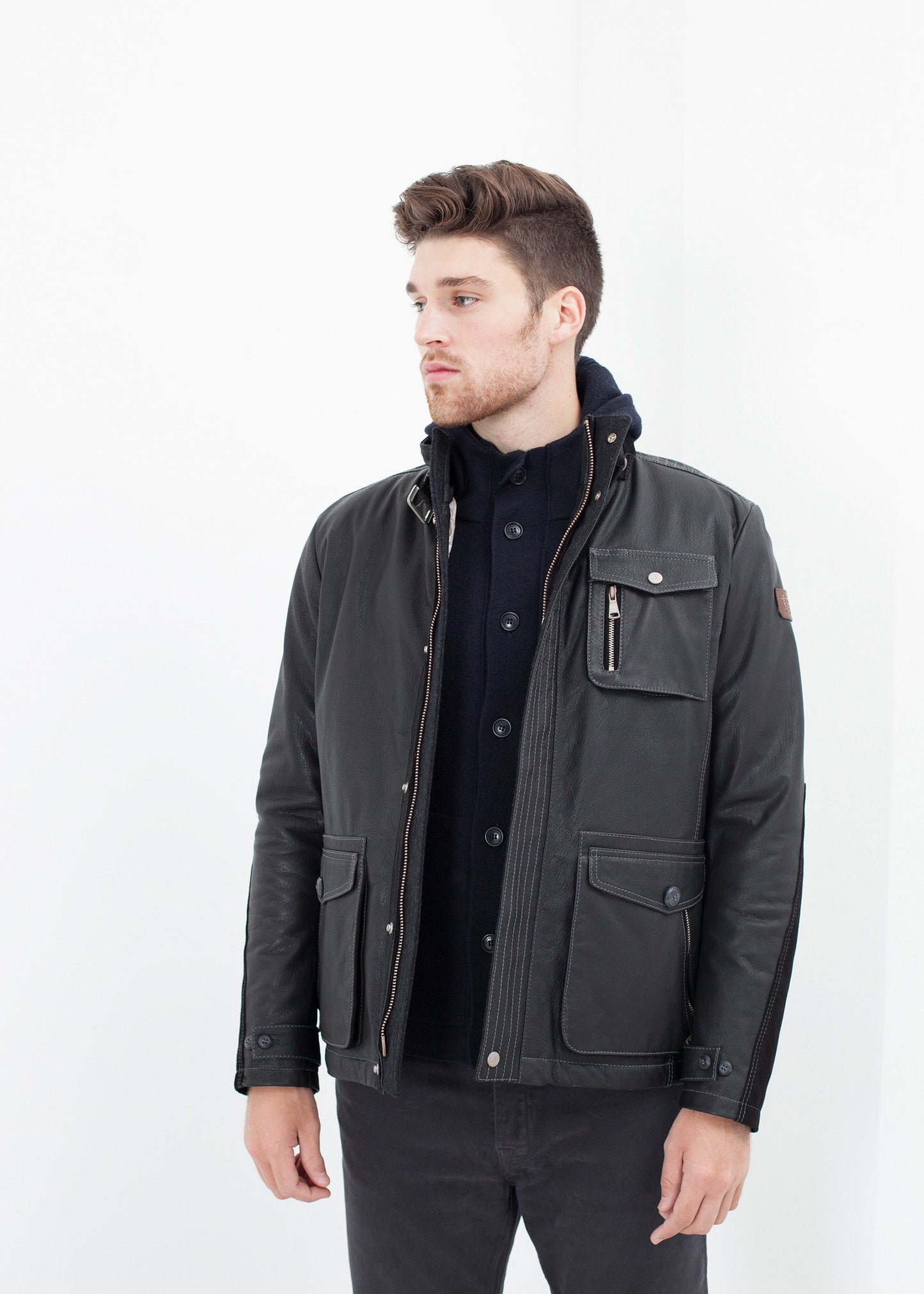 Hubbard Jacket in Navy - annaclothes