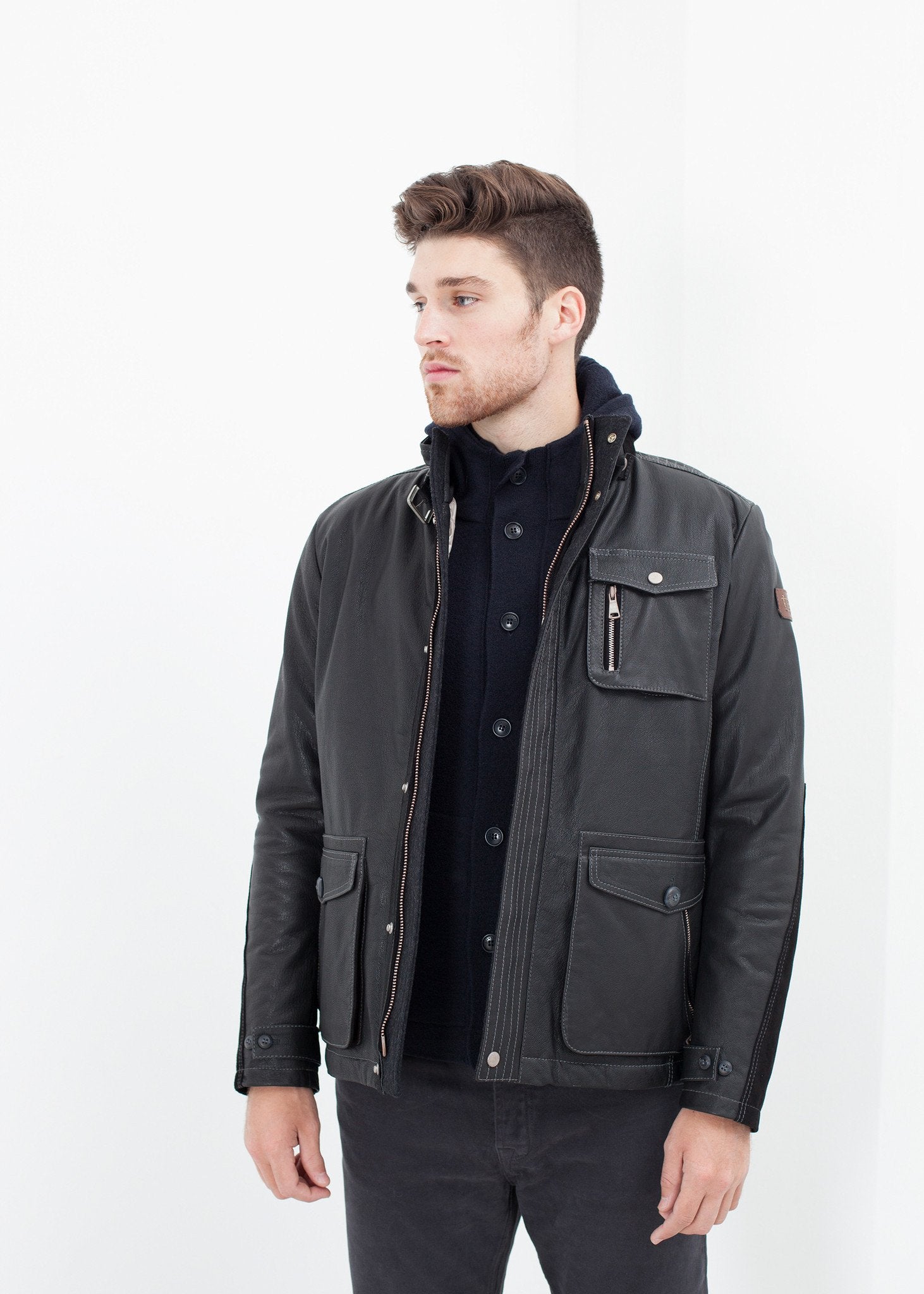 Hubbard Jacket in Navy - annaclothes