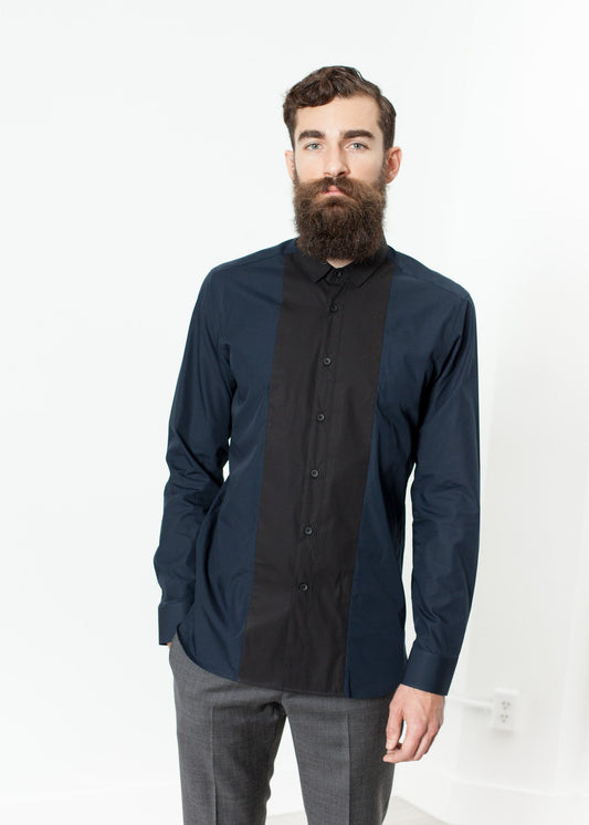 Camicia Classic Shirt in Navy - annaclothes