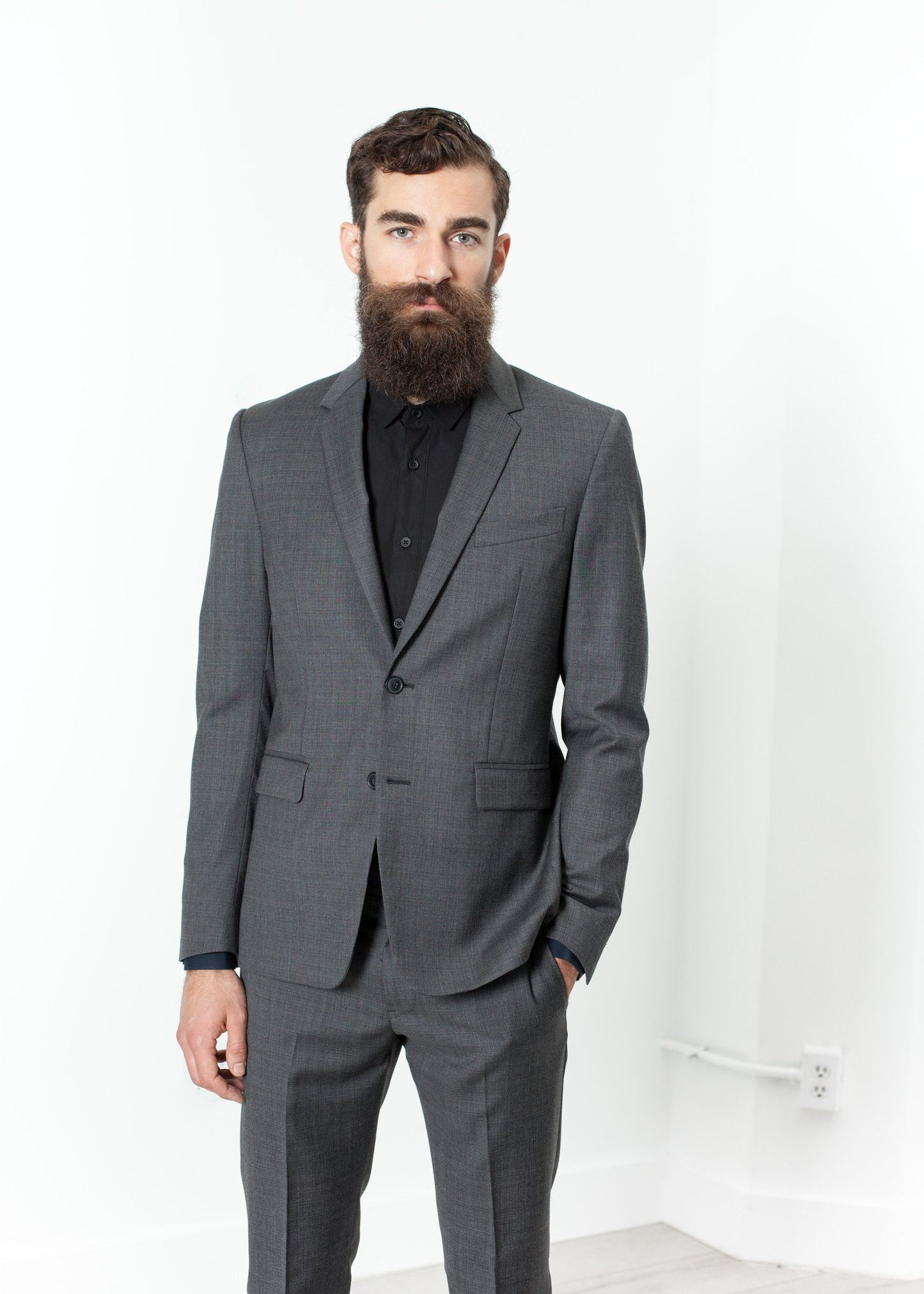 Men's Completo Suit in Grey - annaclothes